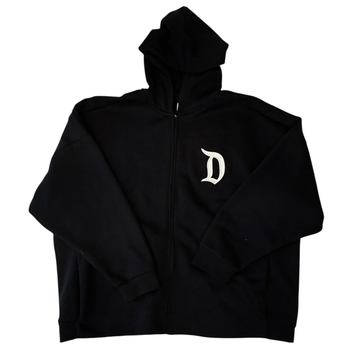 Disney - Disneyland Deadstock Spellout Full Zip Black Hoodie Sweatshirt