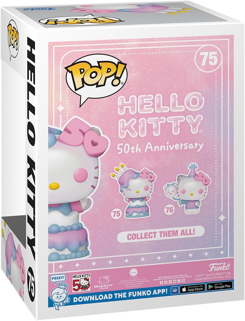Funko Pop! Sanrio: Hello Kitty 50th Anniversary - Hello Kitty in Cake #75