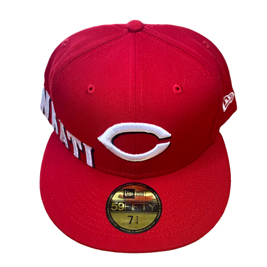 New Era - Cincinnati Reds Embroidered Fitted Red Hat