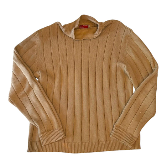 Guess - Sand Knit Cowl Neck Vintage Y2K Sweater