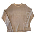 Perry Ellis - Beige Knit Vintage Y2K Sweater