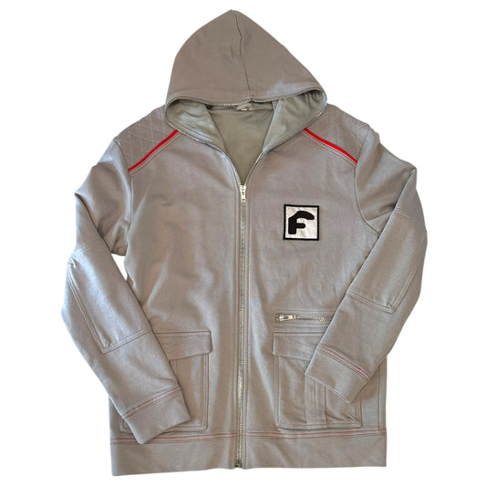 Forgiato Wheels - Promo Grey Full Zip Hoodie Sweatshirt