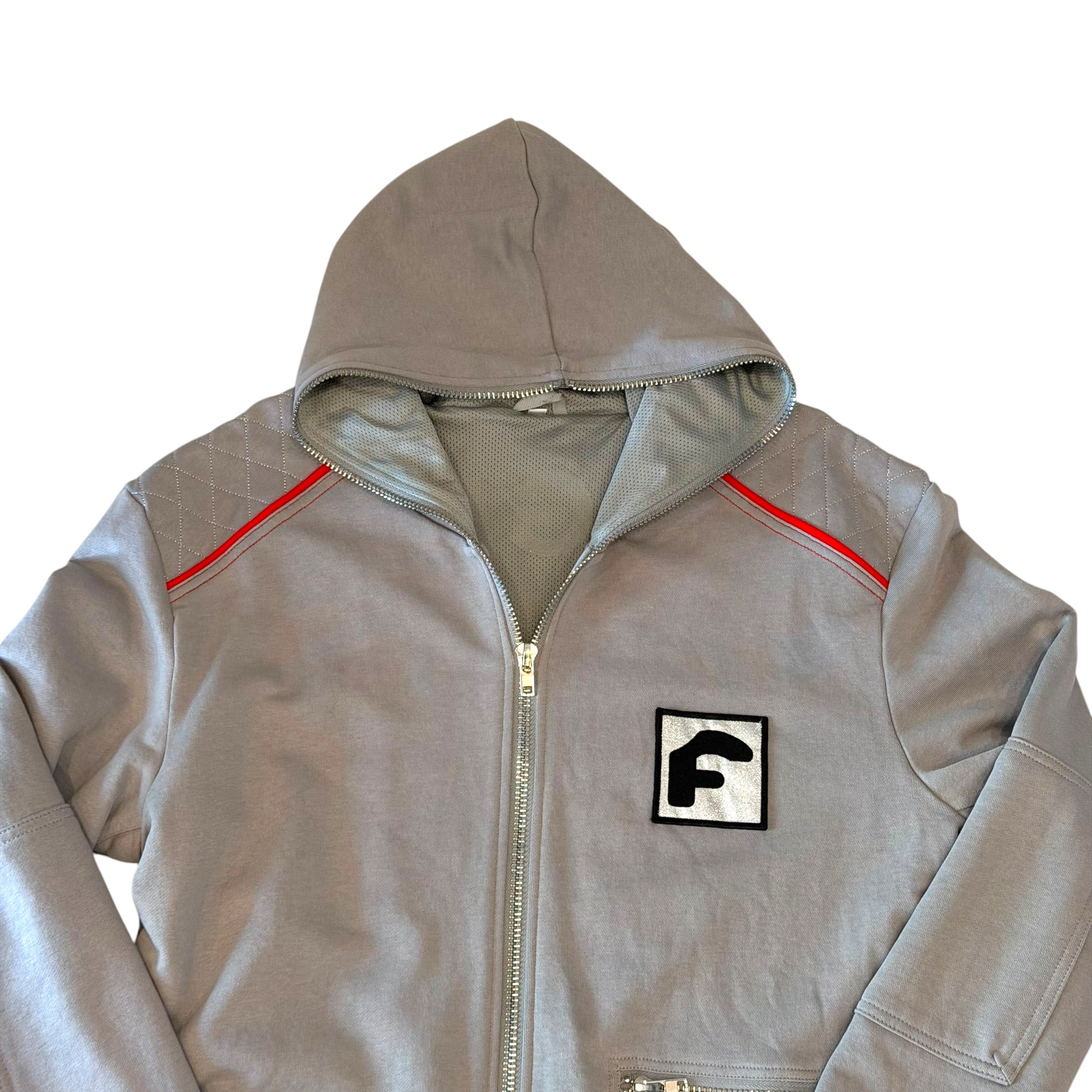 Forgiato Wheels - Promo Grey Full Zip Hoodie Sweatshirt