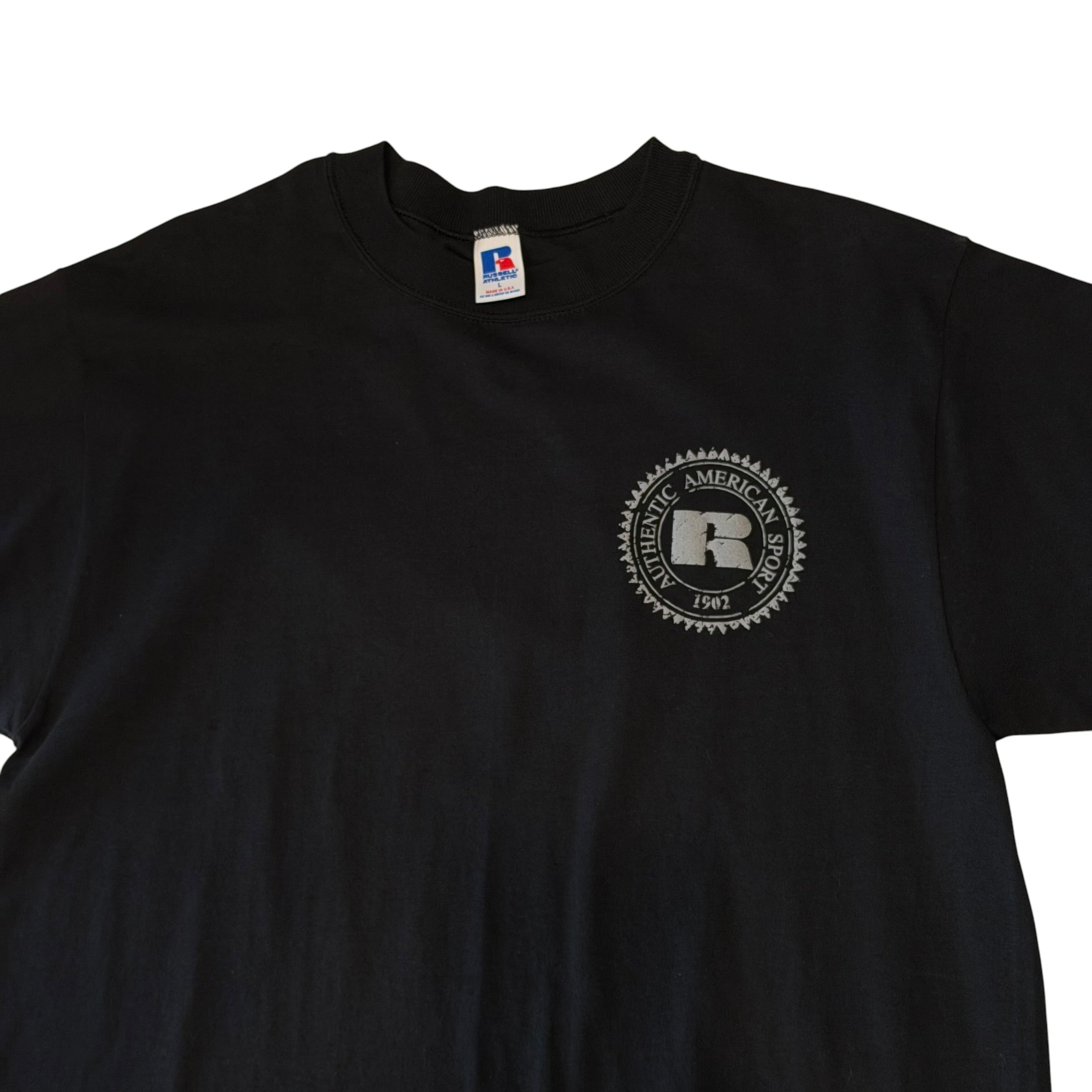 Russell Athletic - Black Graphic Vintage 90s T-Shirt