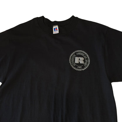 Russell Athletic - Black Graphic Vintage 90s T-Shirt