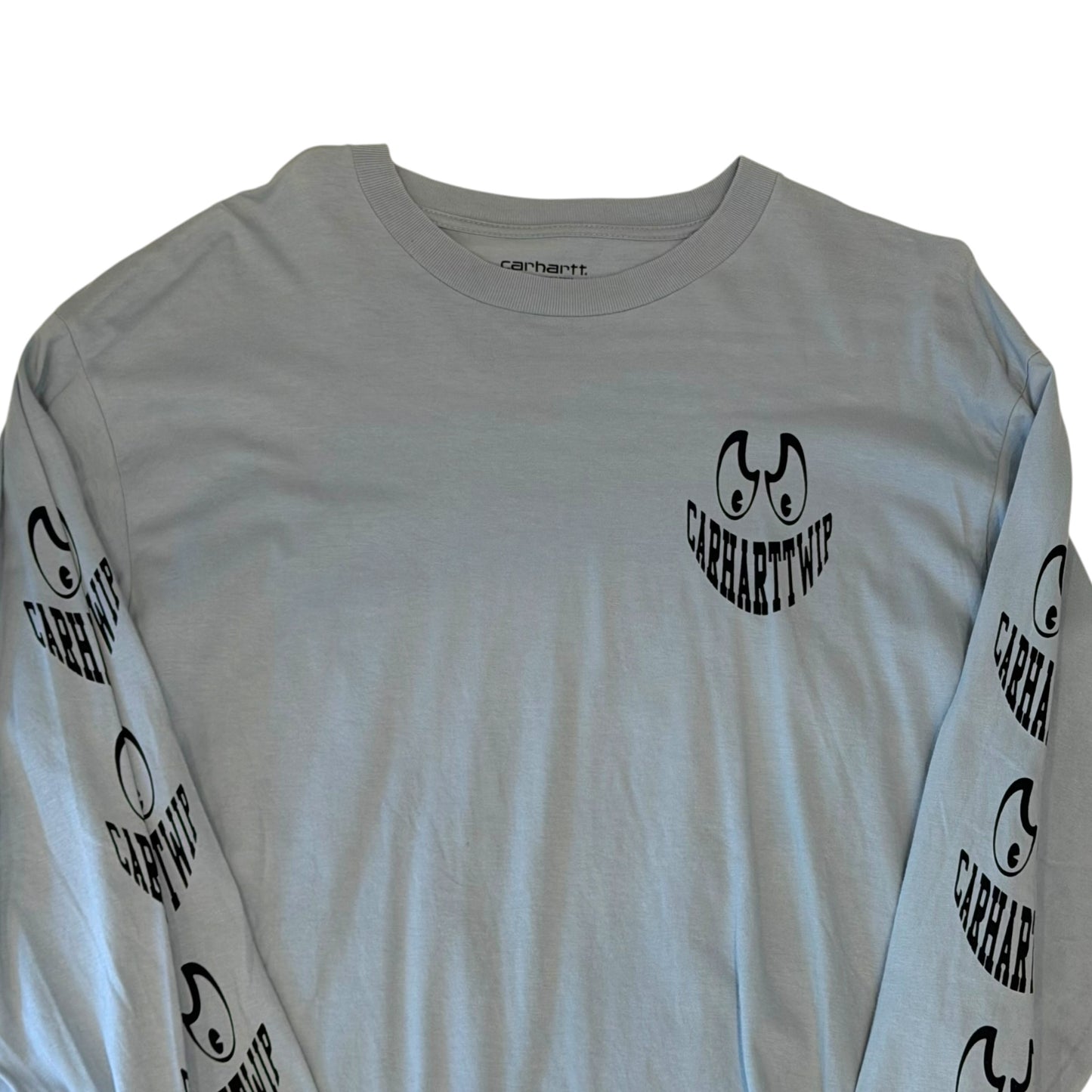 Carhartt WIP - Light Blue Graphic Long Sleeve Shirt