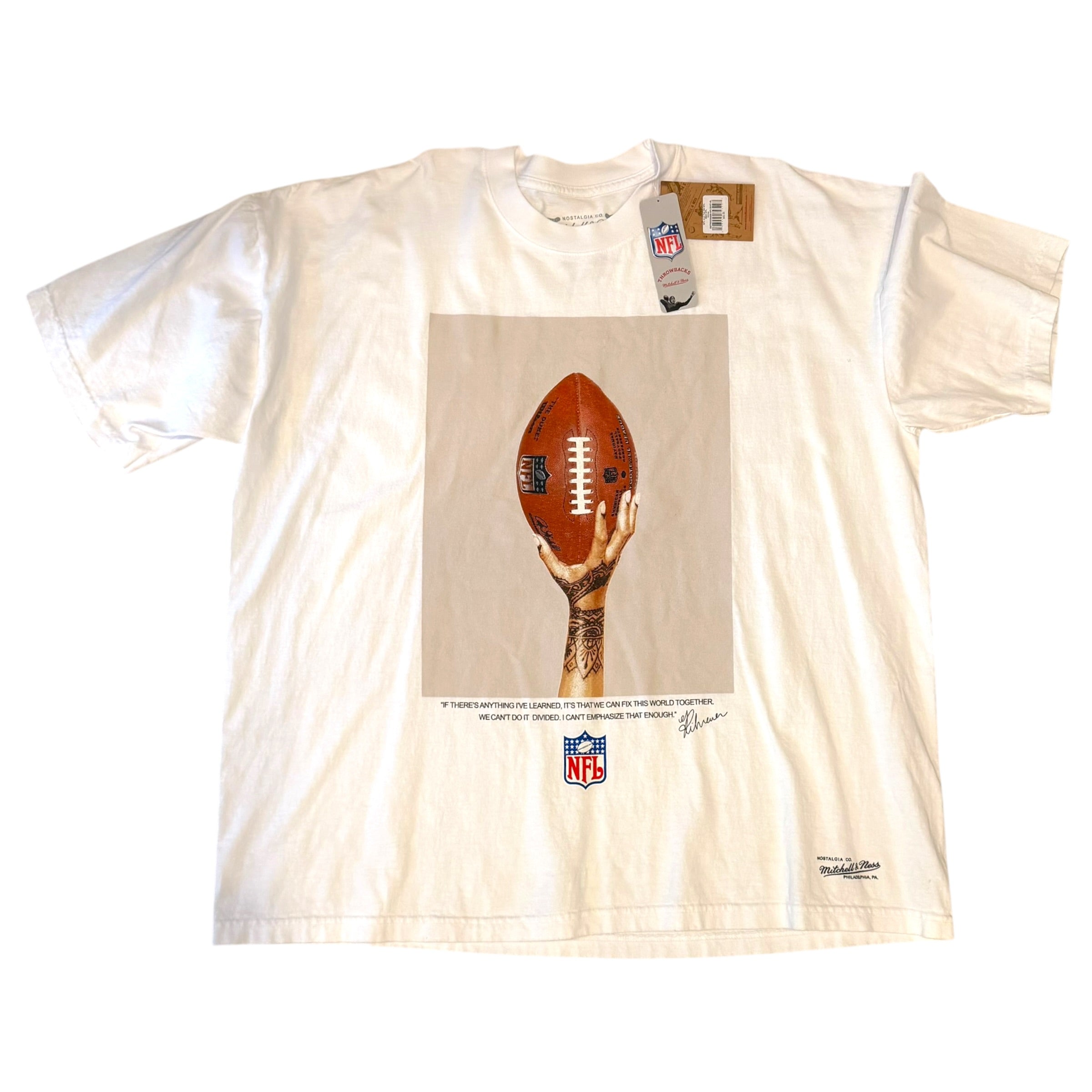 Mitchell & Ness - Rihanna Superbowl Deadstock White T-Shirt