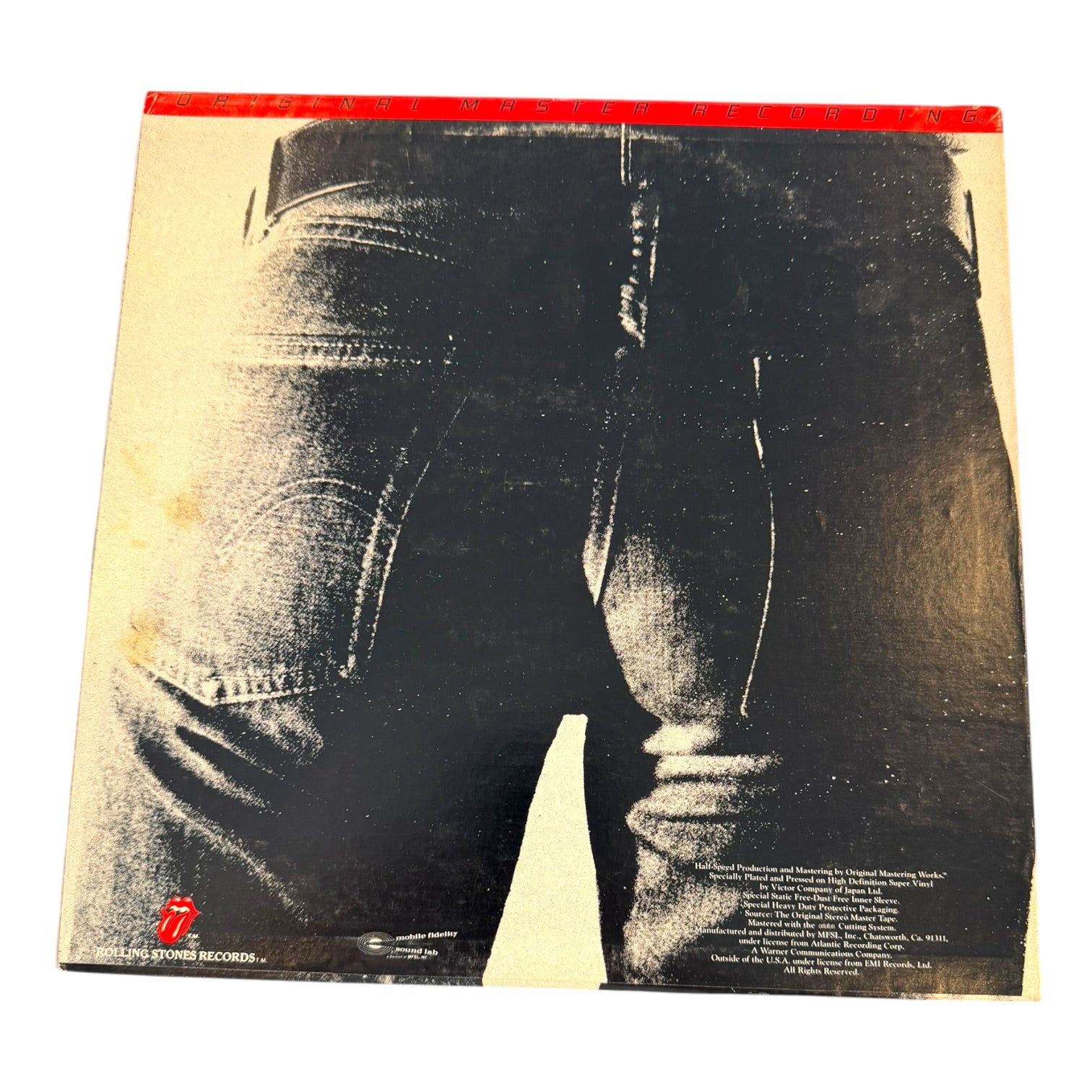 The Rolling Stones - Sticky Fingers Original Masters Recording Vinyl