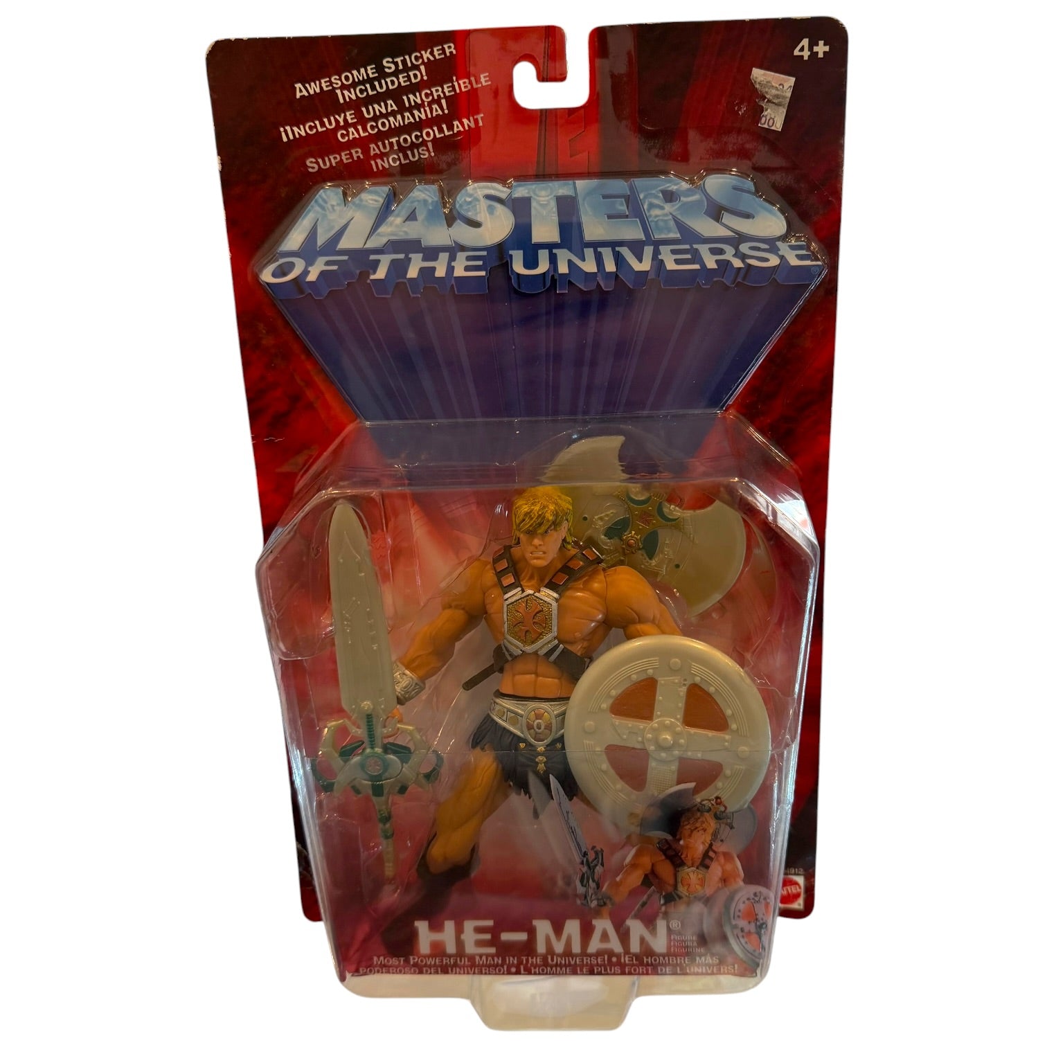 Matel - Masters of The Universe He-Man 2002 Action Figure