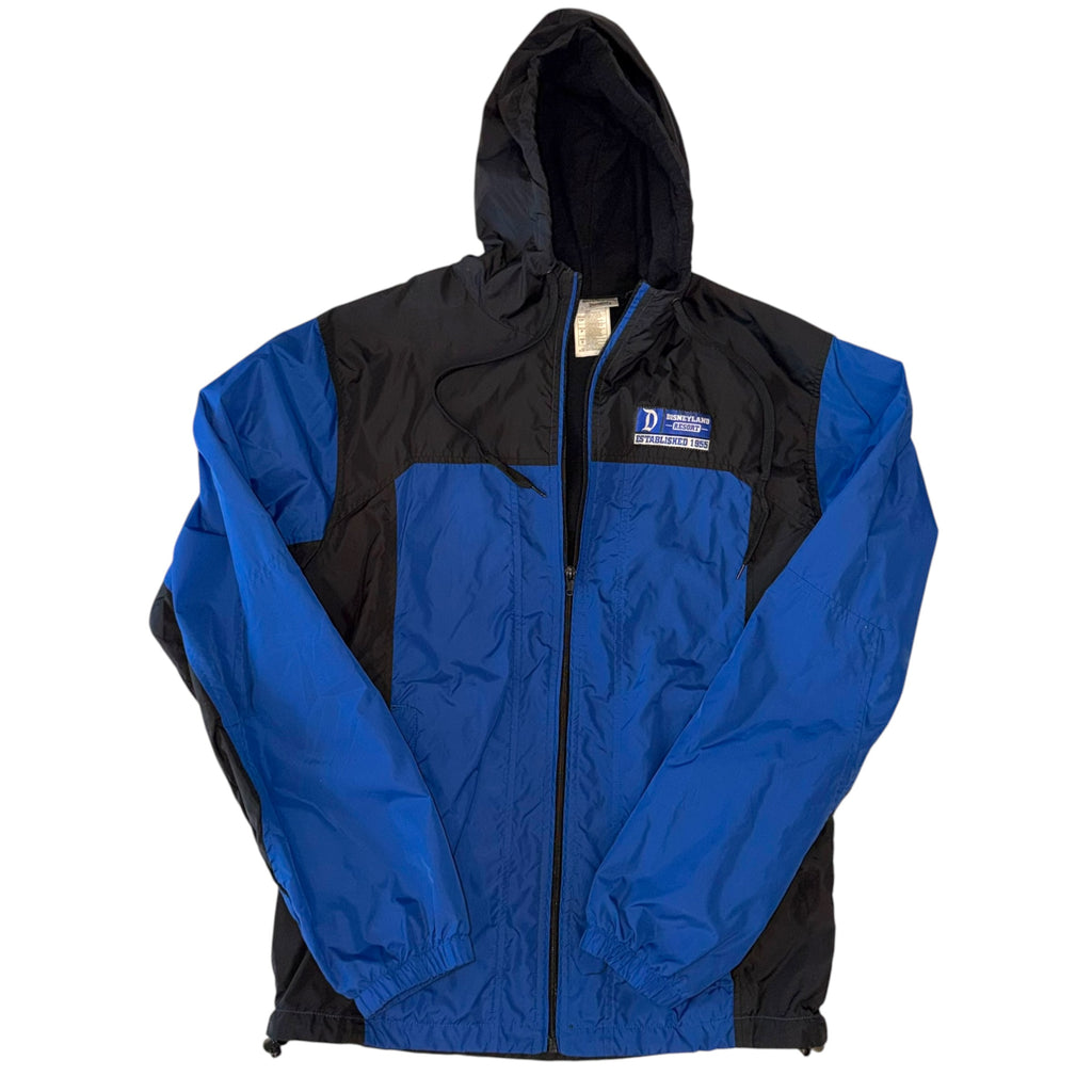 Walt Disney World - Full Zip Blue Black Vintage 90s Windbreaker Jacket