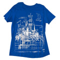 Disney Parks - Disneyland Castle Blue Graphic T-Shirt