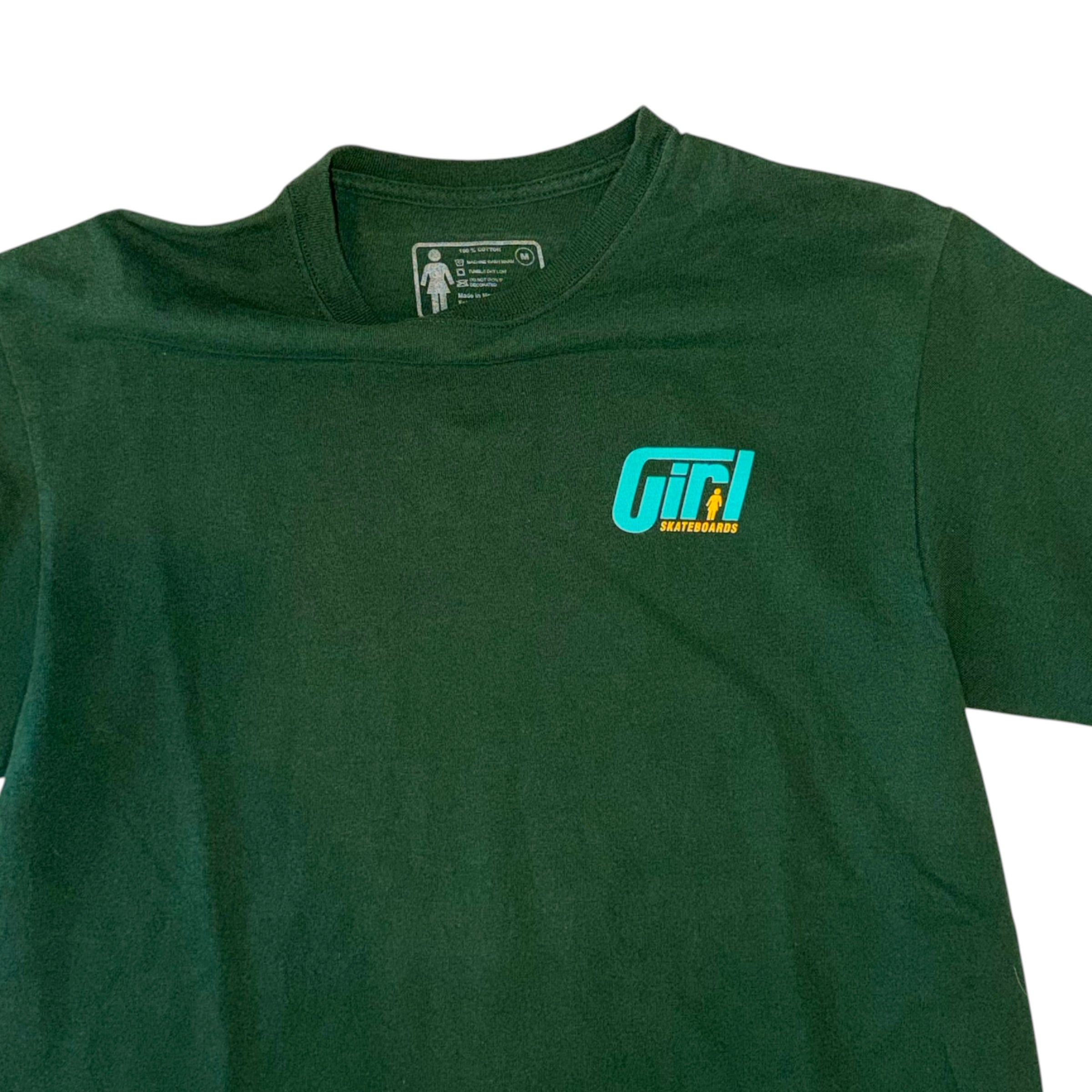Girl Skateboards - Green Graphic T-Shirt