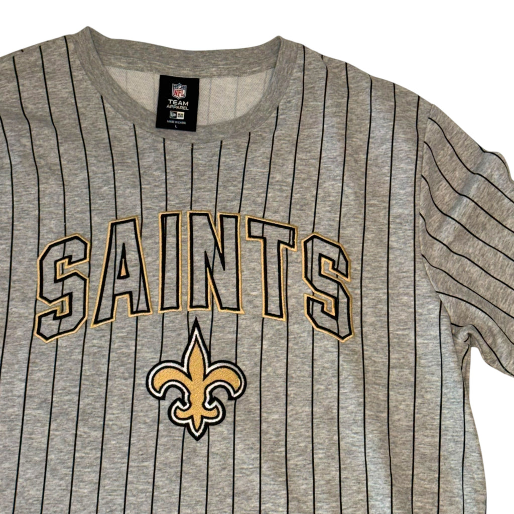NFL - New Orleans Saints Embroidered Pin Stripe T-Shirt
