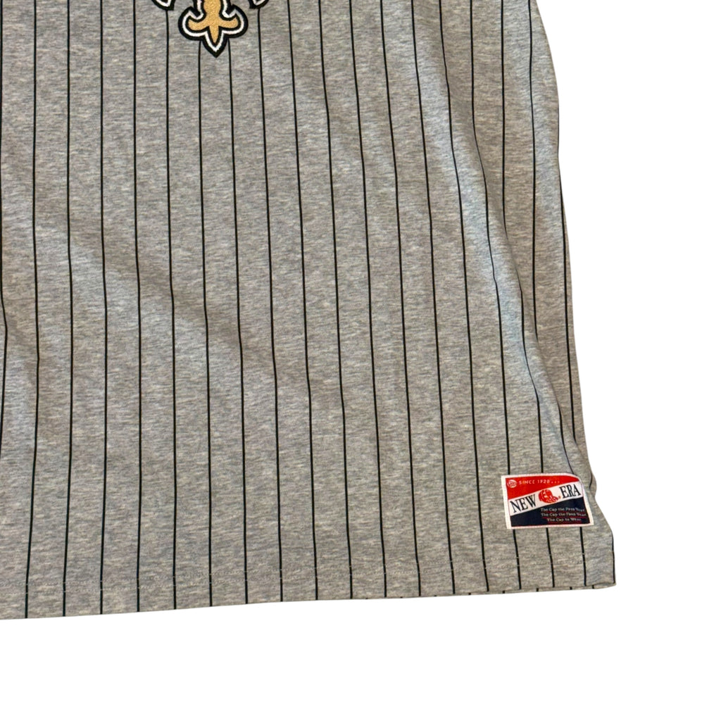 NFL - New Orleans Saints Embroidered Pin Stripe T-Shirt