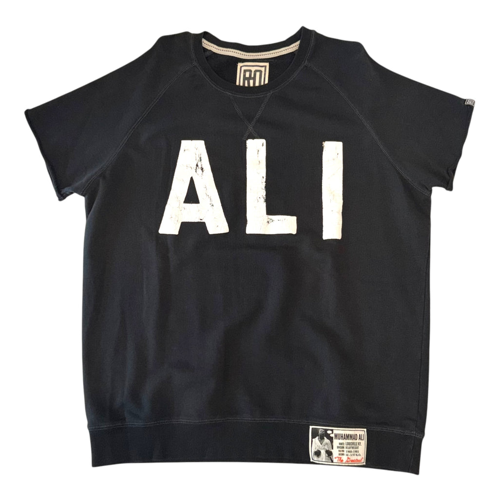 RO - Muhammed Ali Black Thick Graphic T-Shirt