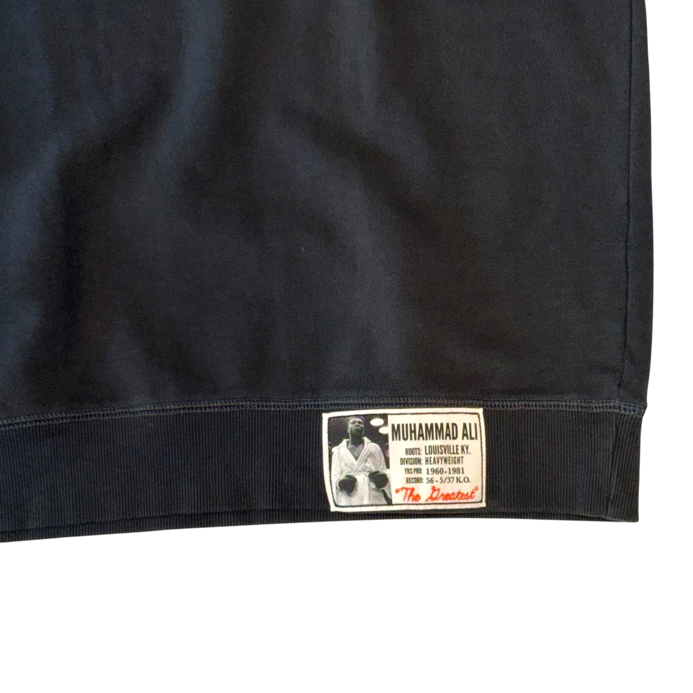 RO - Muhammed Ali Black Thick Graphic T-Shirt