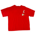 Warner Bros - Tom & Jerry Red Embroidered Vintage 90s T-Shirt