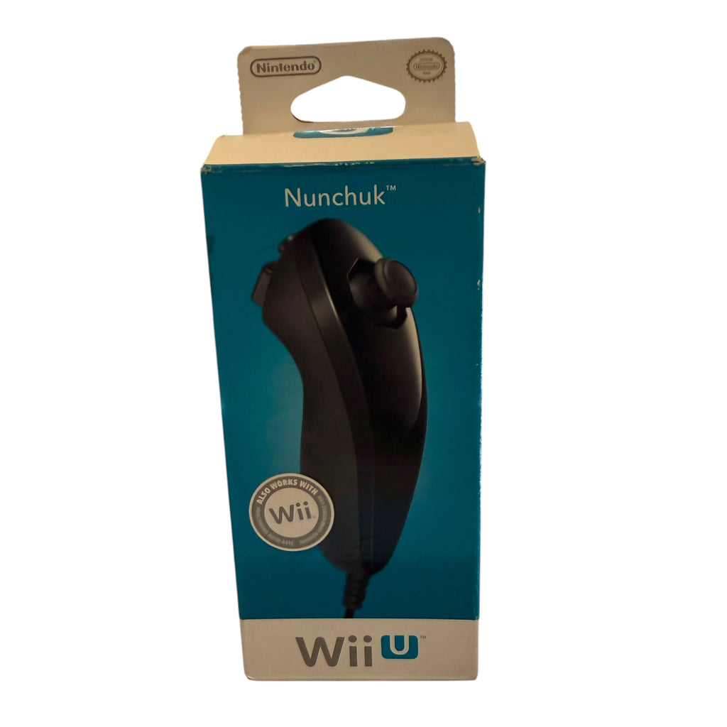 Nintendo - Wii U Black Nunchuck