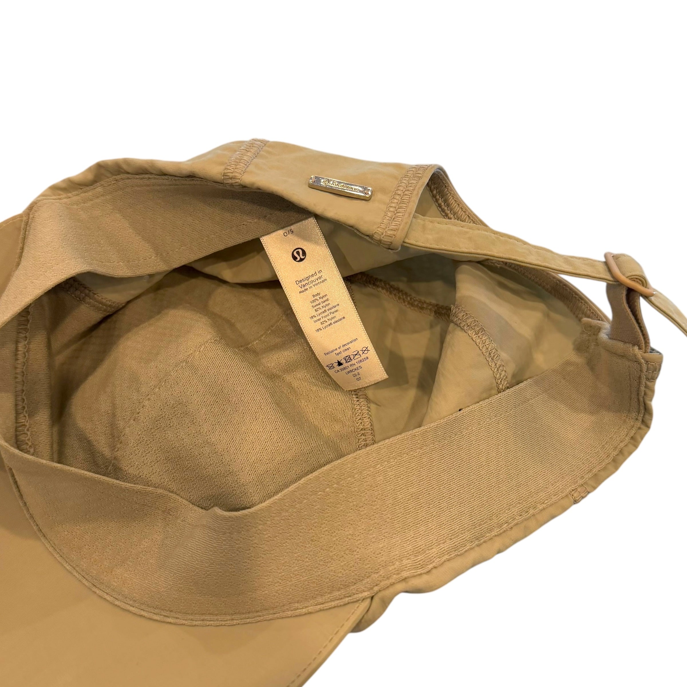 Lululemon - Beige, Adjustable Hat