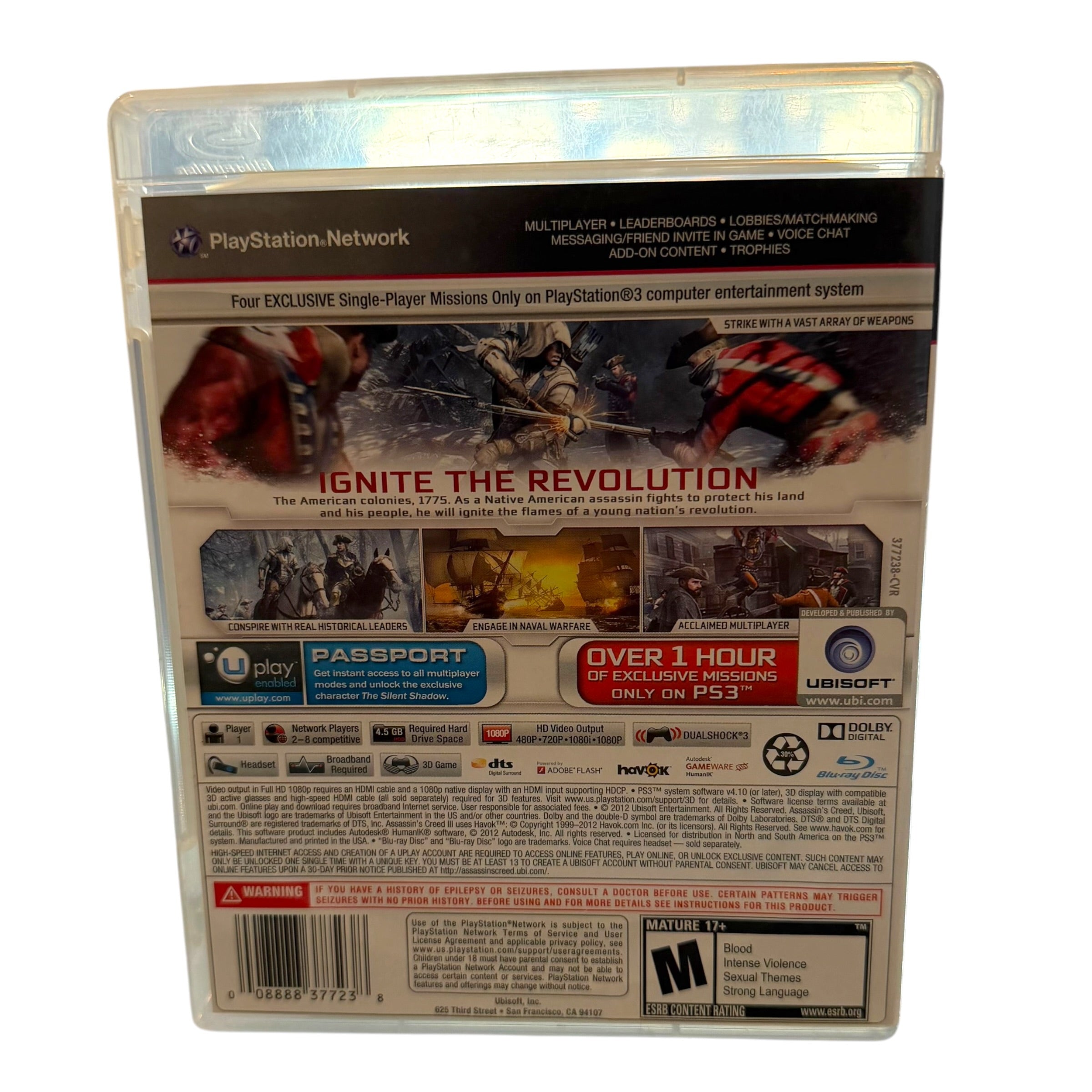 Playstation 3 - Assassin's Creed III CIB