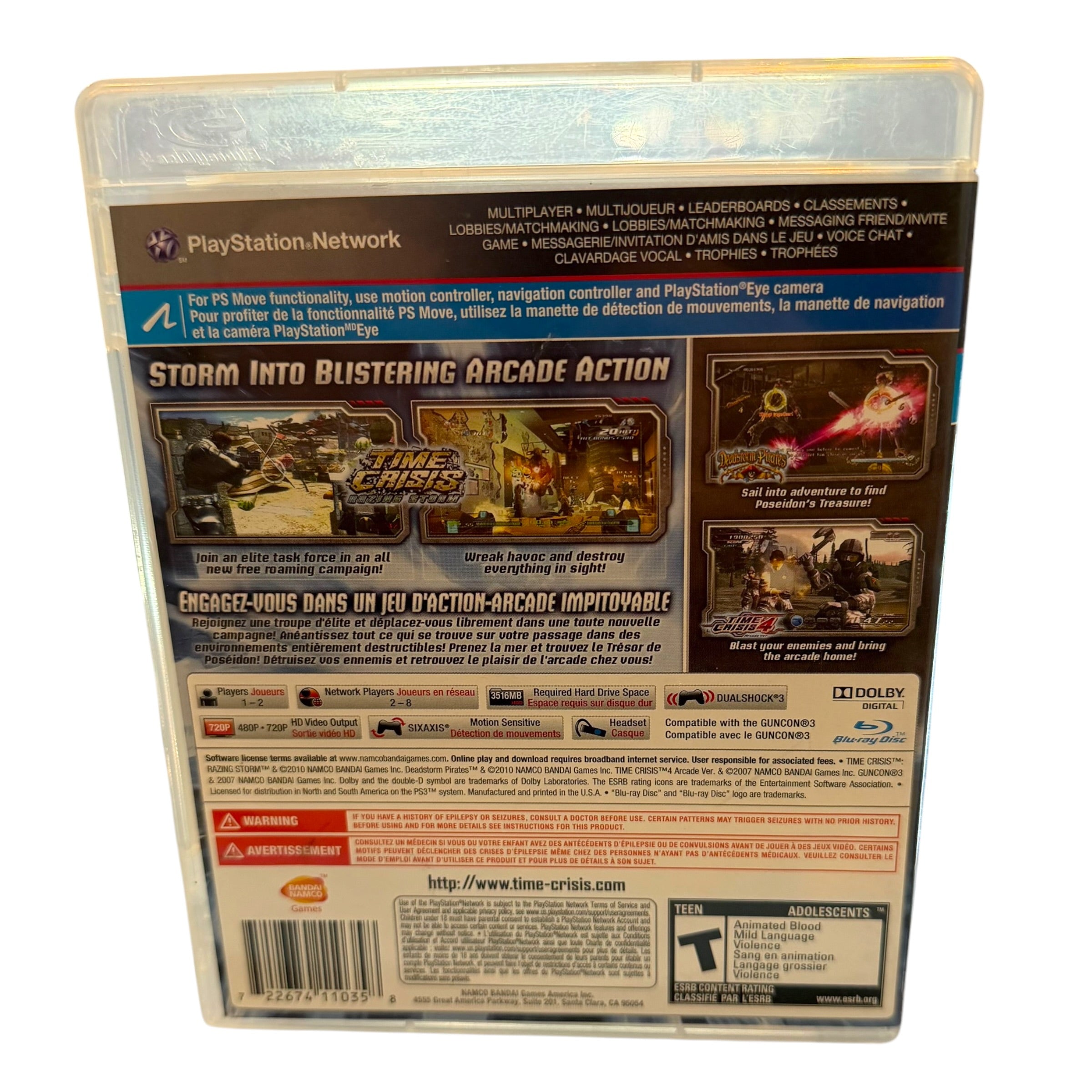 Playstation 3 - Time Crisis: Razor Storm CIB