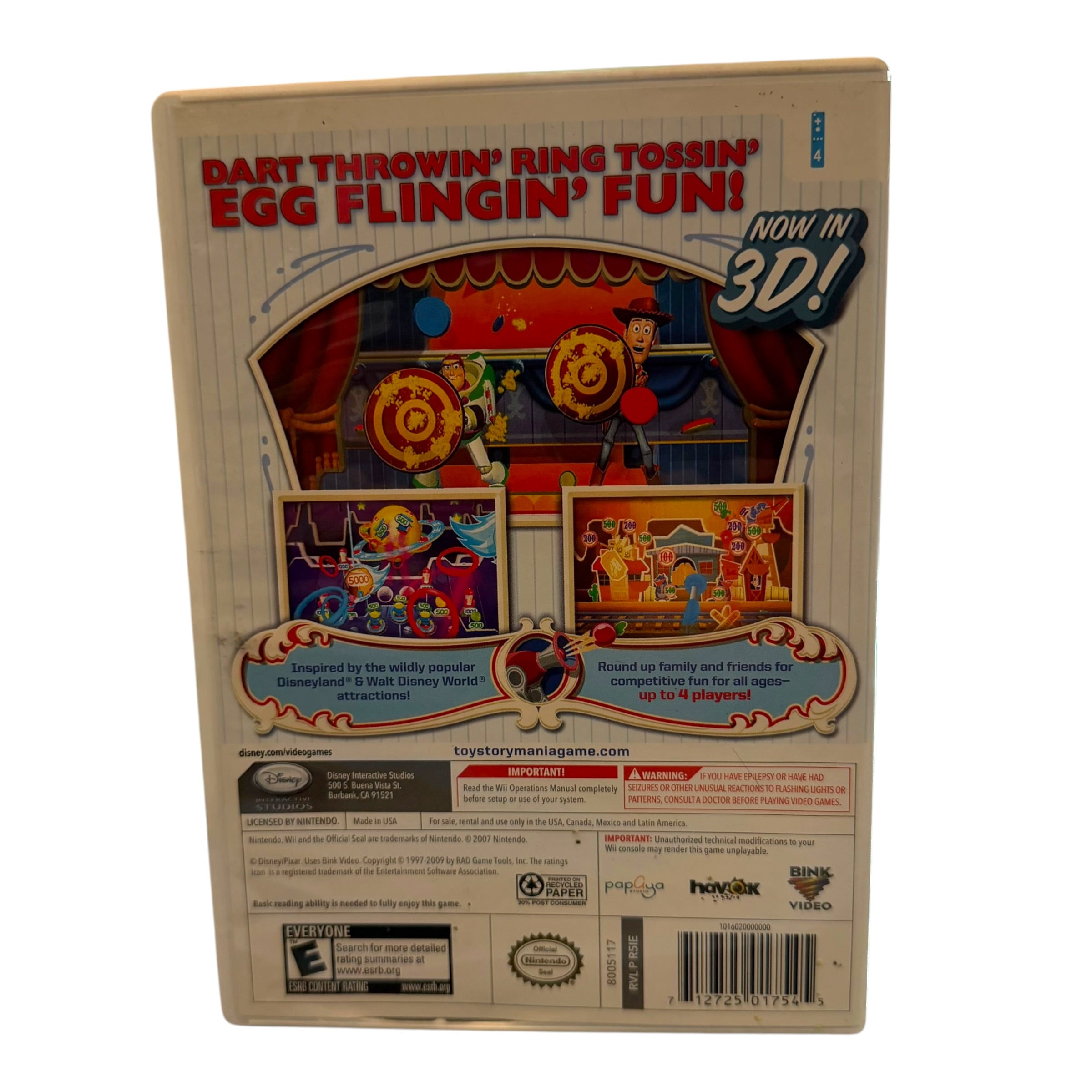 Nintendo Wii - Toy Story CIB