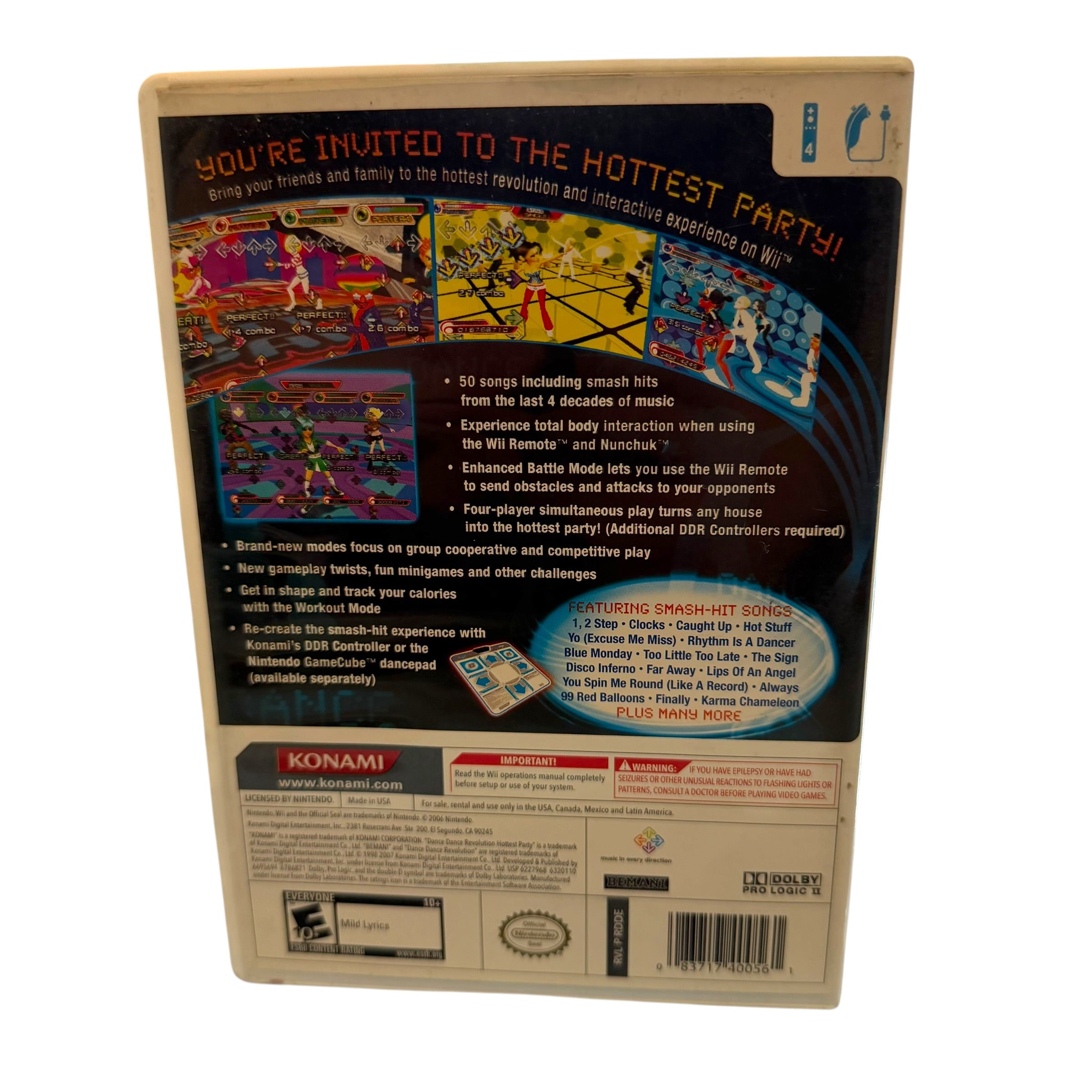 Nintendo Wii - Dance Dance Revolution: Hottest Party CIB