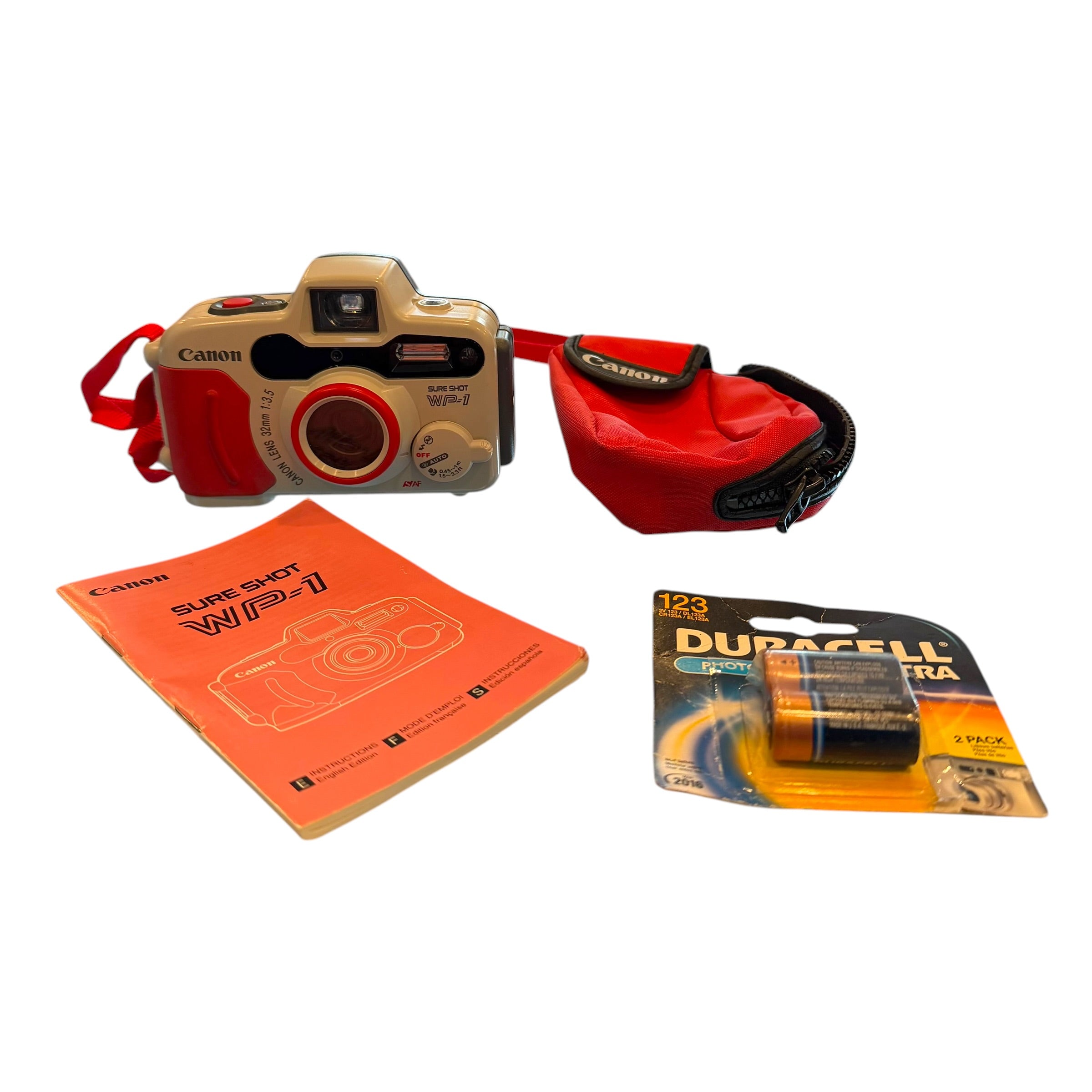 Canon - Sure Shot WP-1 Waterproof 35mm Camera w/ Extras