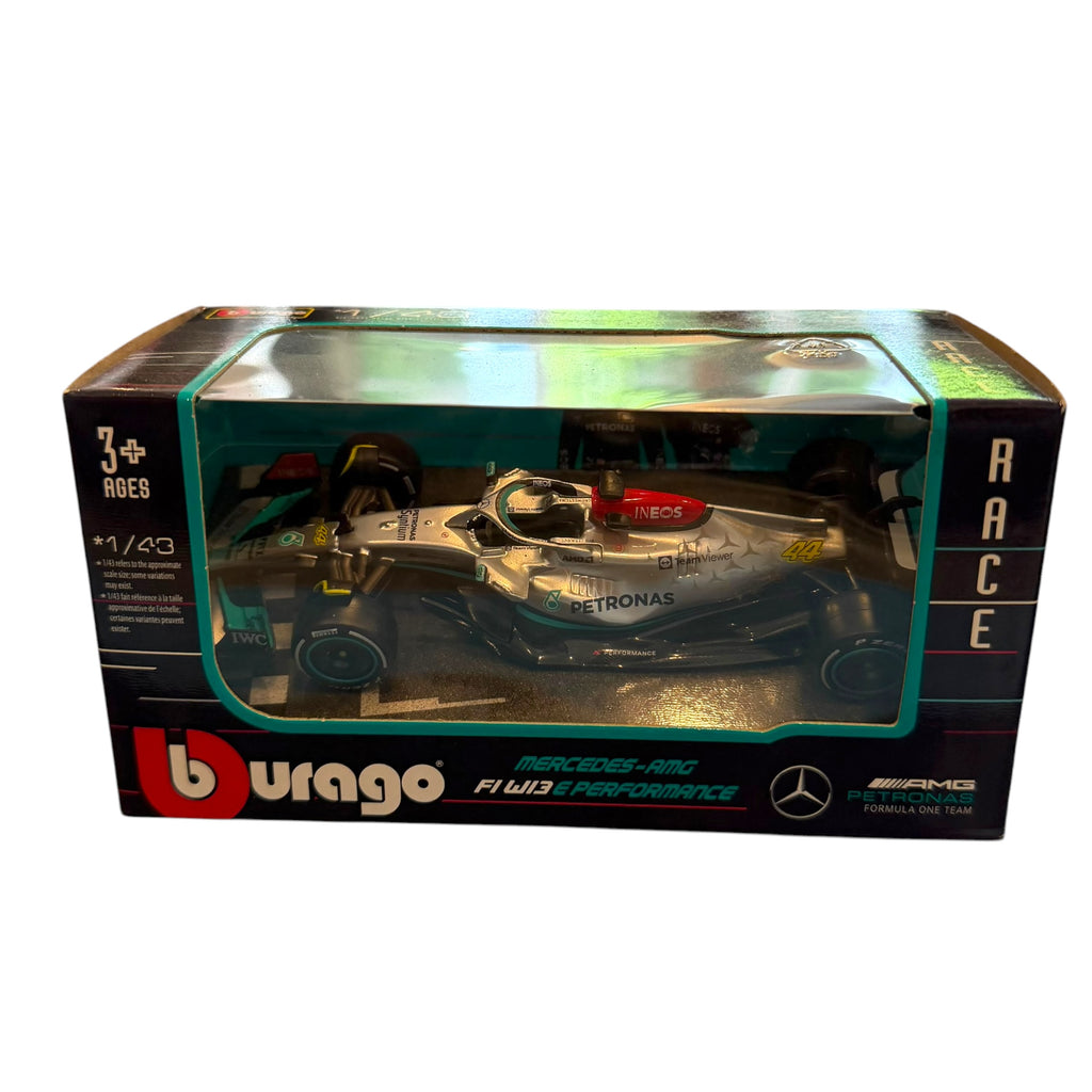 Burago - Mercedes AMG F1 W13 Lewis Hamilton 1/43 Scale Die Cast Car