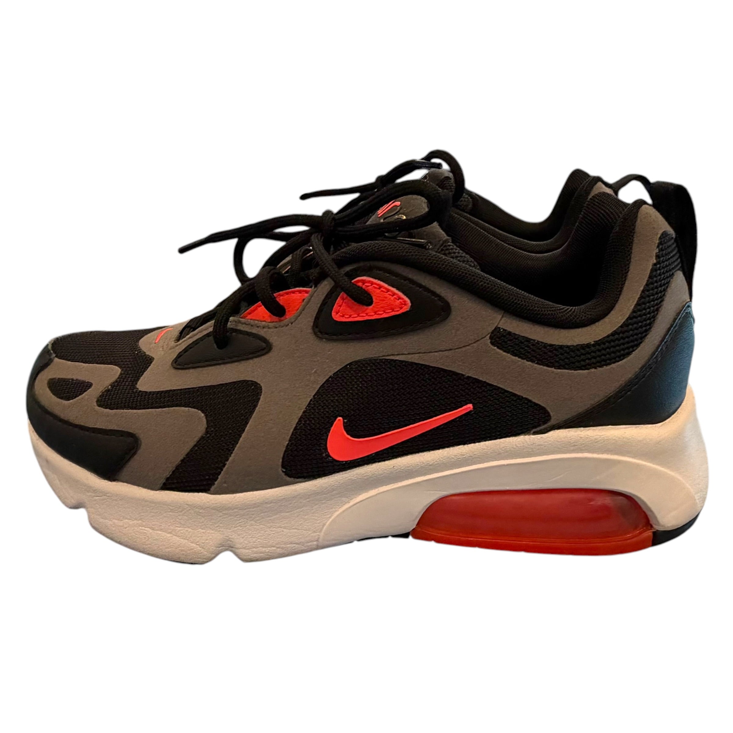 Nike - Air Max 200 Youth Sz 5.5 Black Hot Puch Running Sneakers