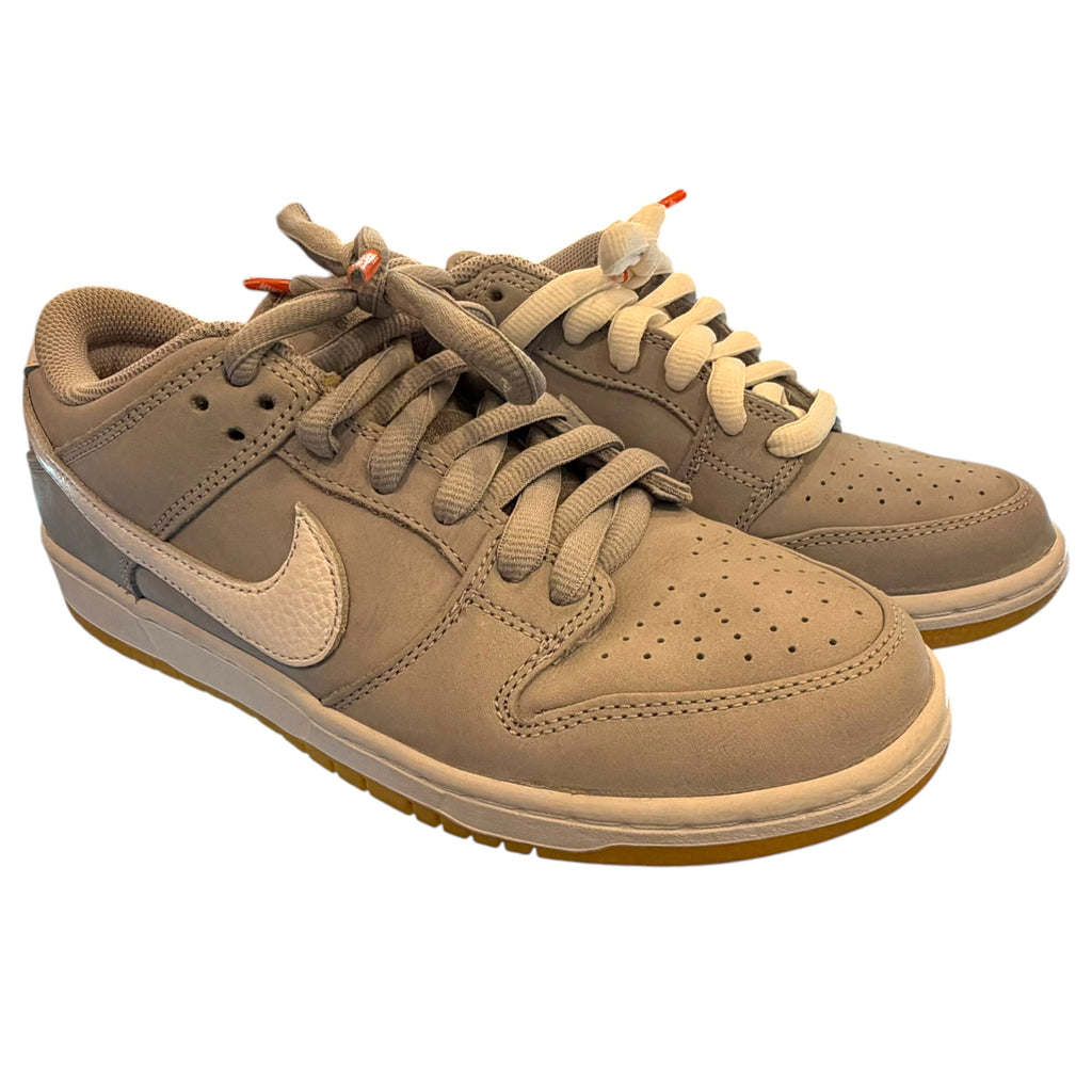 Nike - SB Dunk Low Pro ISO 6.5 Men Orange Gum Wolf Grey Sneakers
