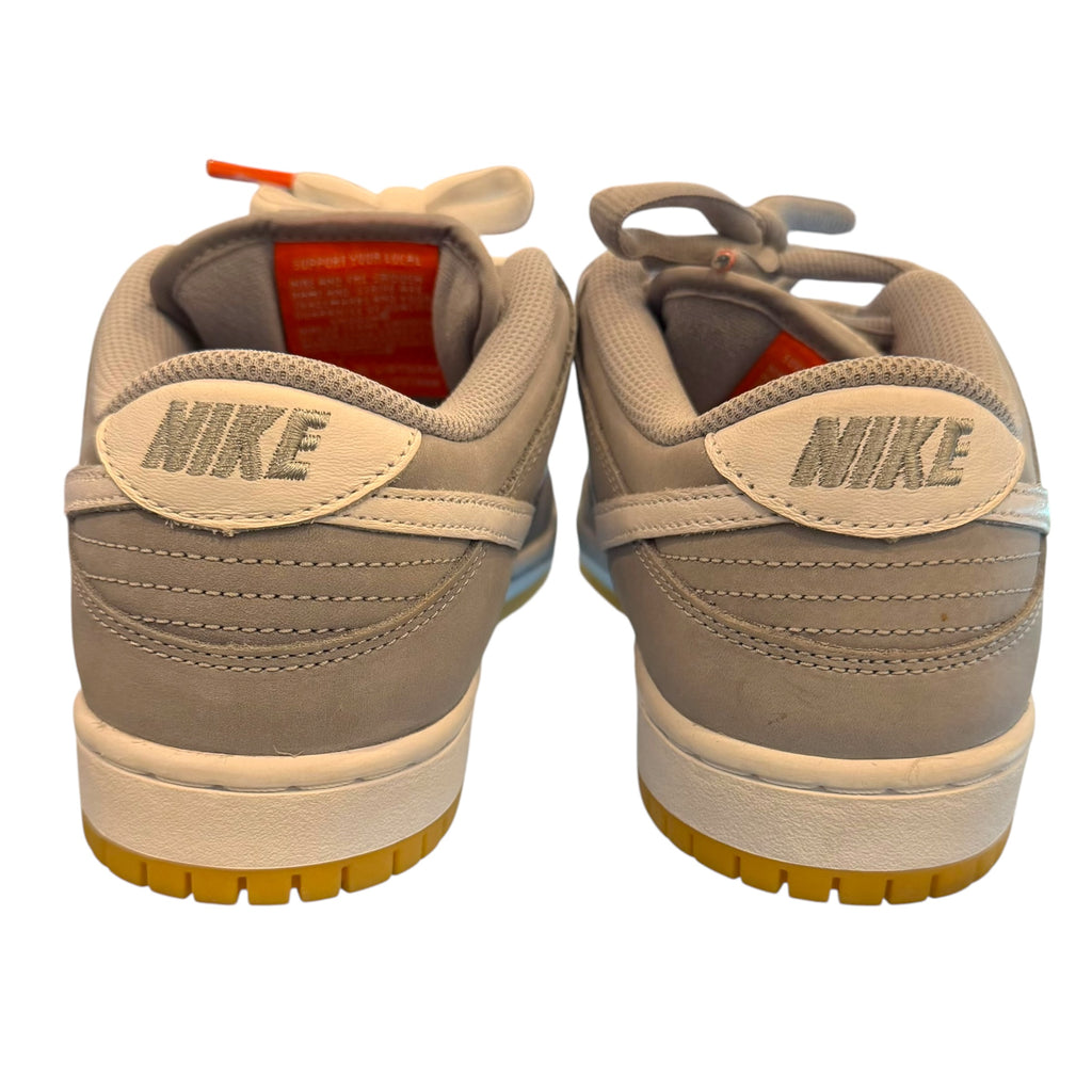 Nike - SB Dunk Low Pro ISO 6.5 Men Orange Gum Wolf Grey Sneakers