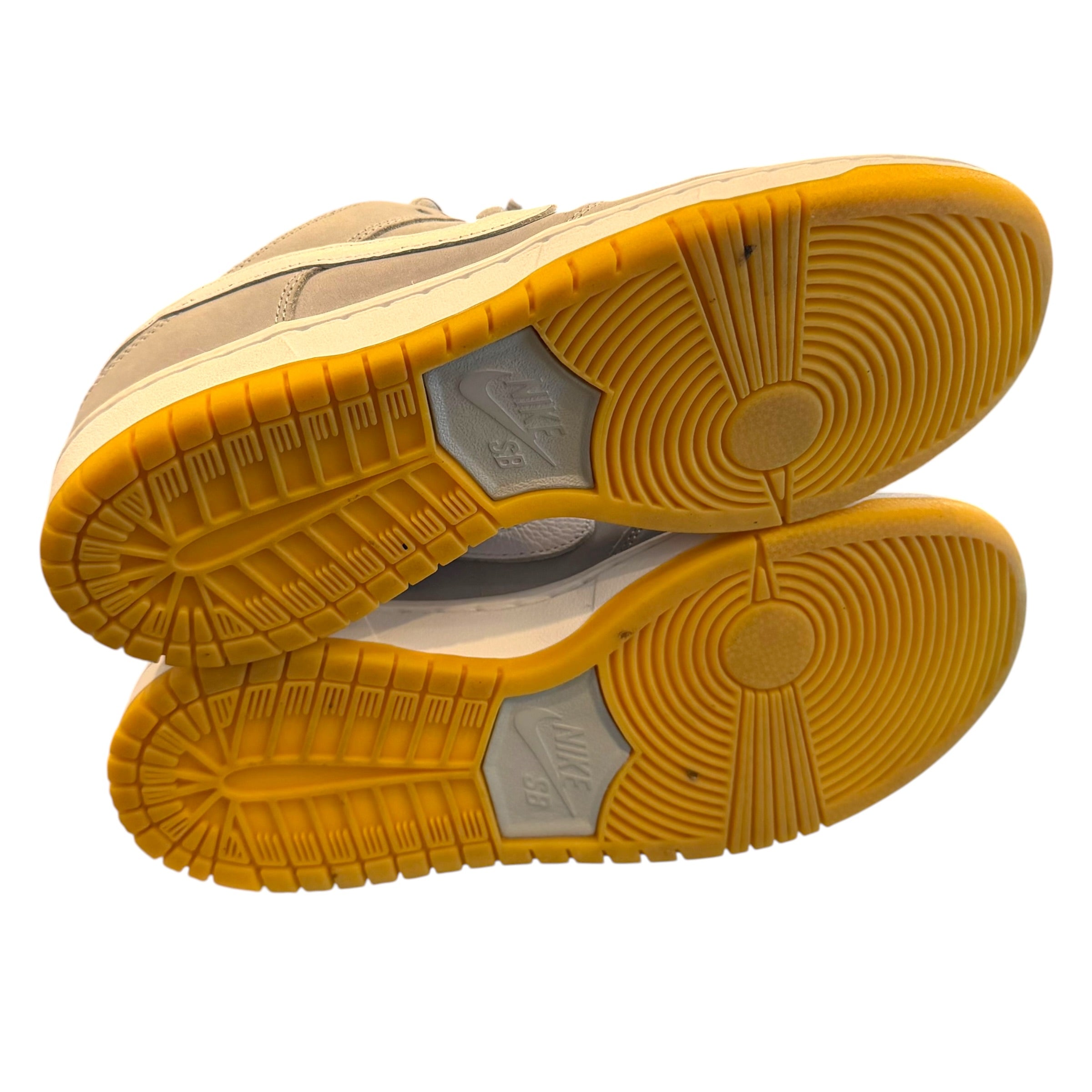 Nike - SB Dunk Low Pro ISO 6.5 Men Orange Gum Wolf Grey Sneakers