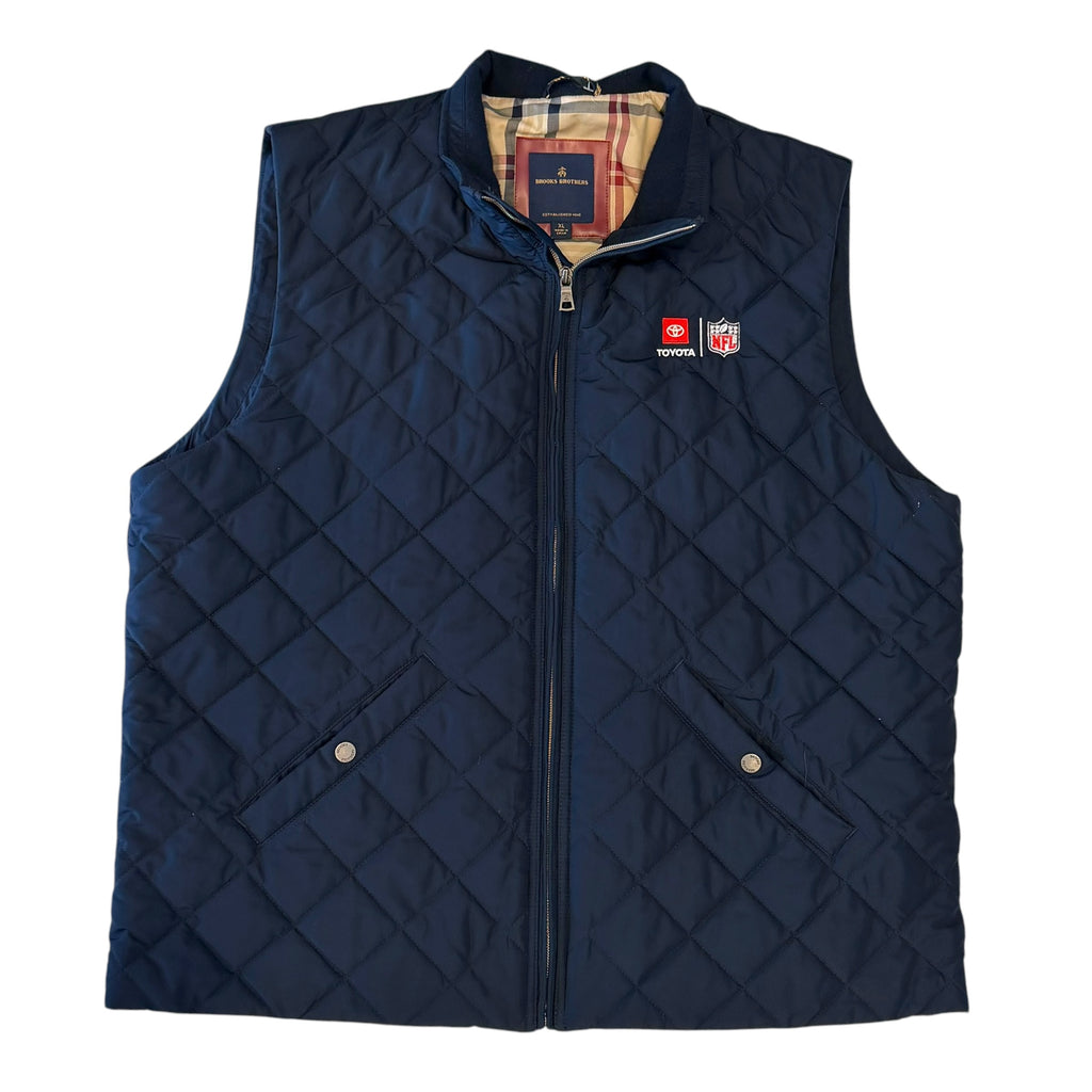 Brooks Brothers - Toyota NFL Navy Quilted Vest