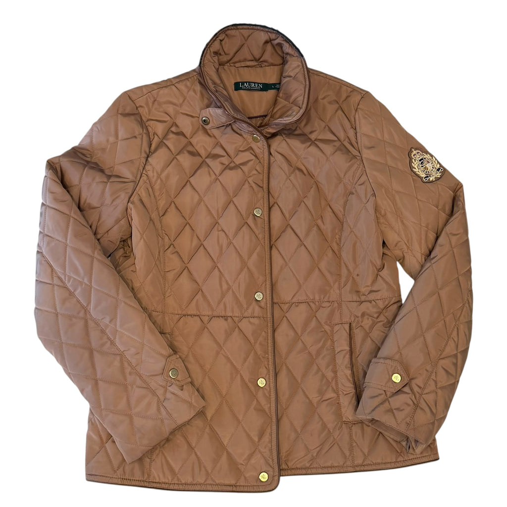 Ralph Lauren - Light Brown Quilted Womens Jacket