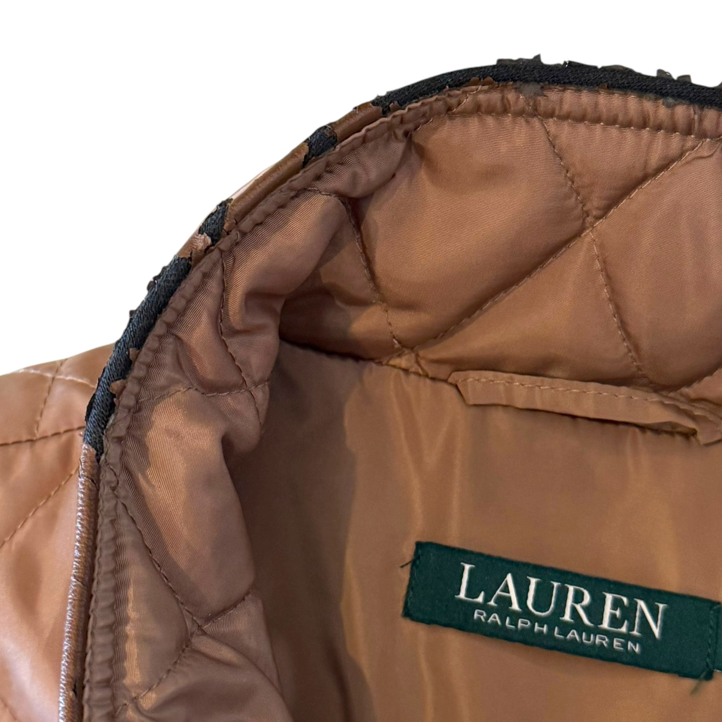 Ralph Lauren - Light Brown Quilted Womens Jacket