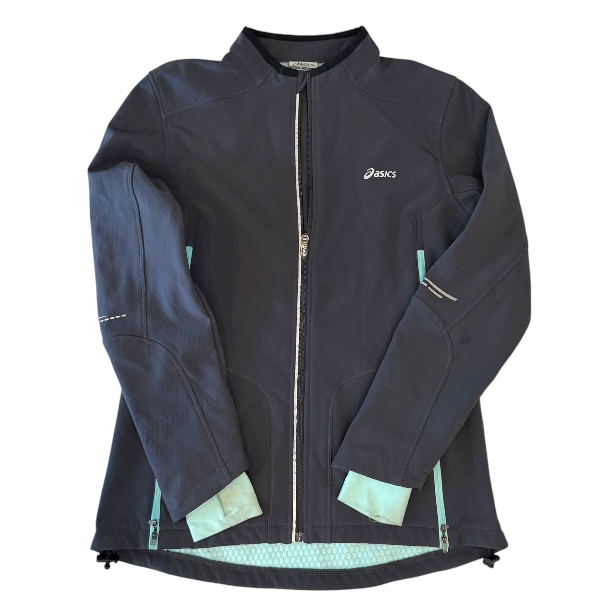 Asics - Grey Full Zip Women's Athletic Jacket