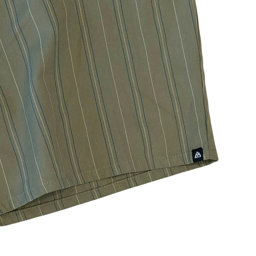 Matix - Olive Pin Stripe Shorts