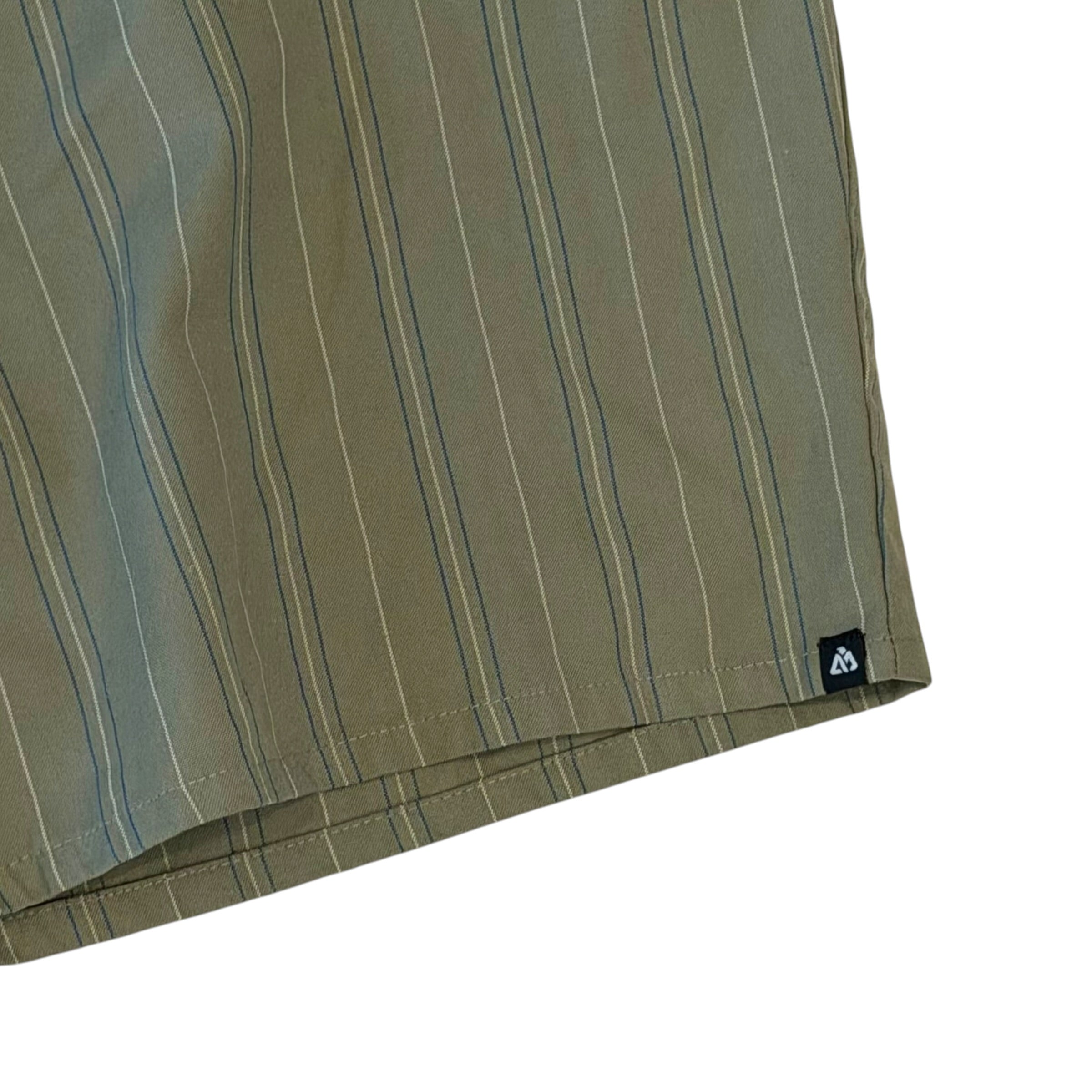 Matix - Olive Pin Stripe Shorts