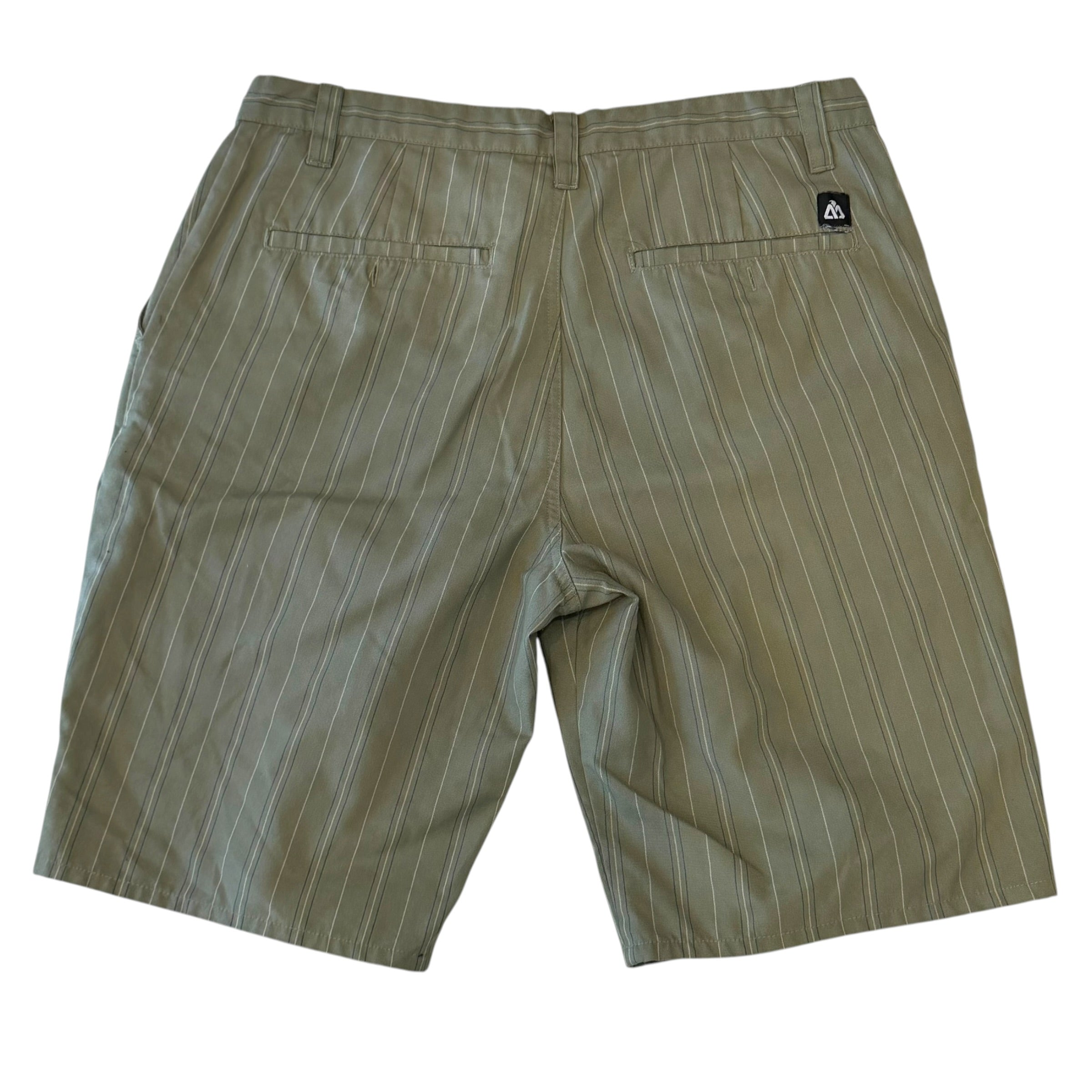 Matix - Olive Pin Stripe Shorts