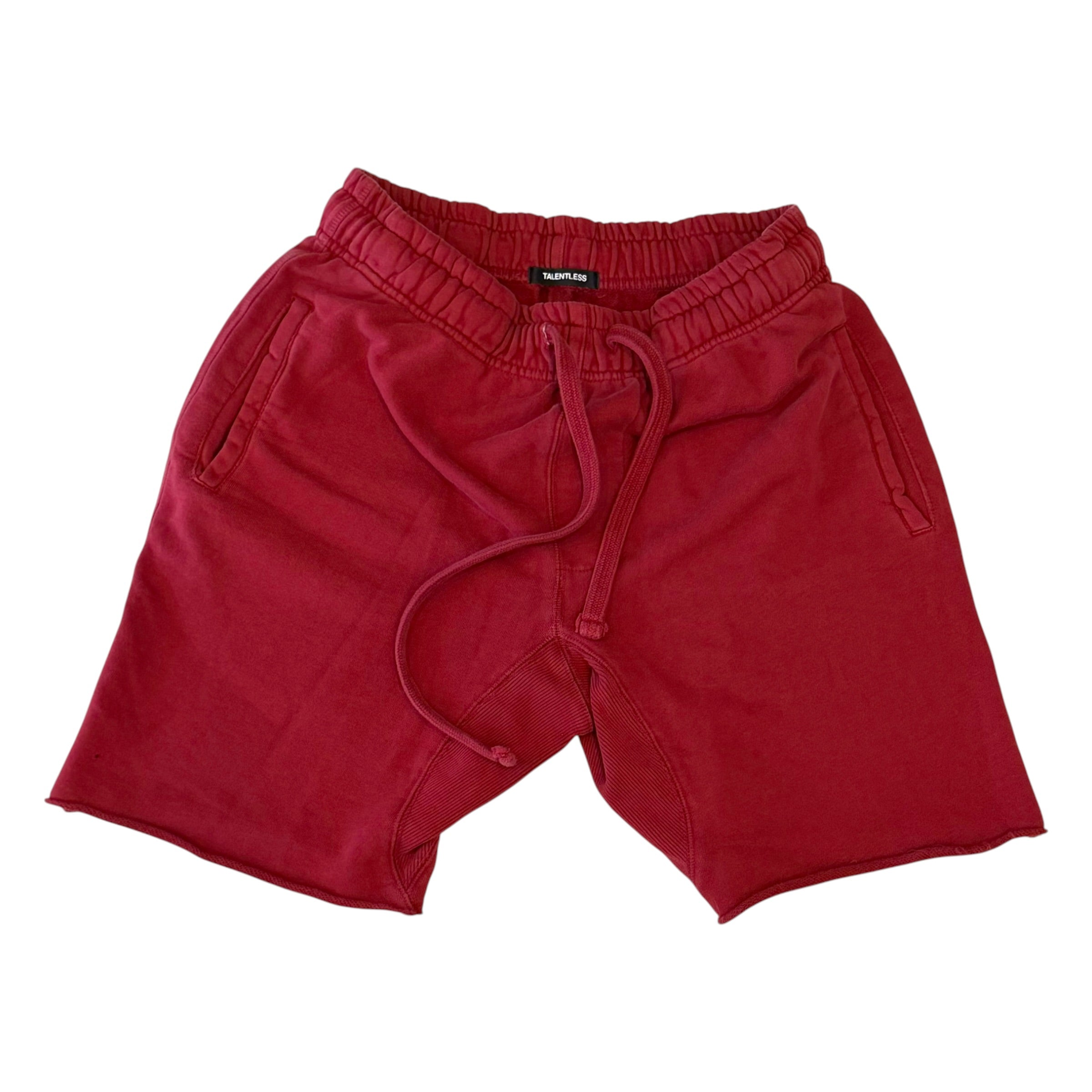 Talentless - Red Sweat Jogger Shorts