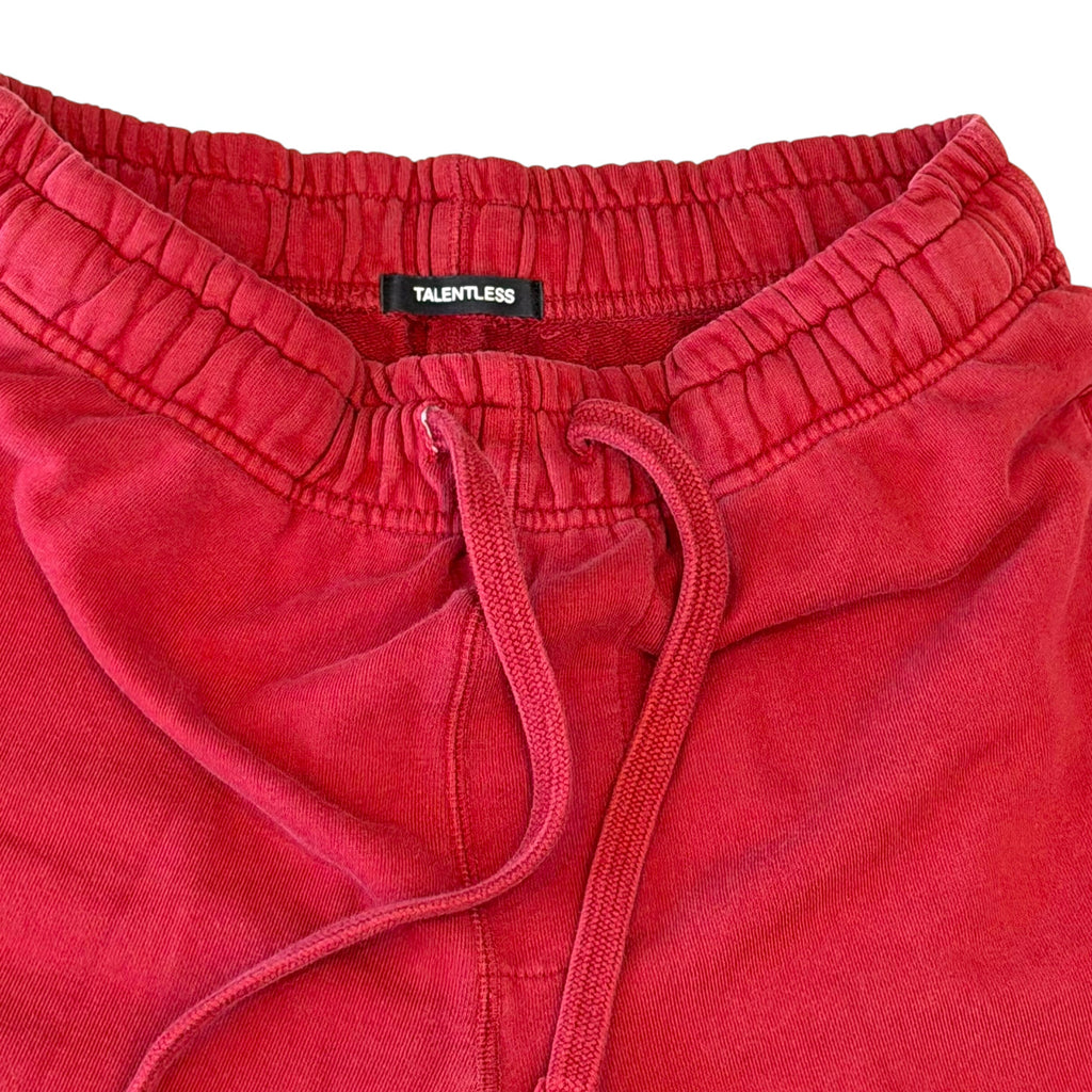 Talentless - Red Sweat Jogger Shorts