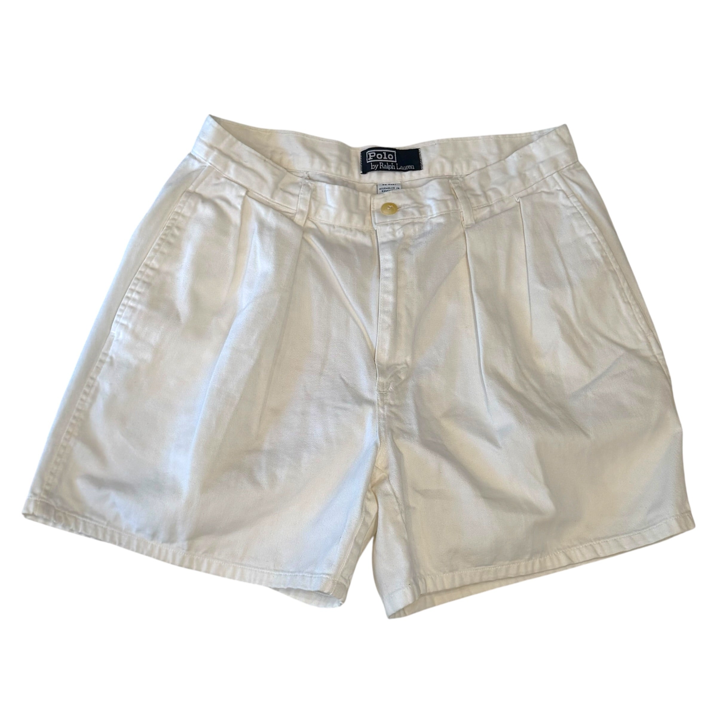 Polo Ralph Lauren - Vintage 90s White Short Shorts