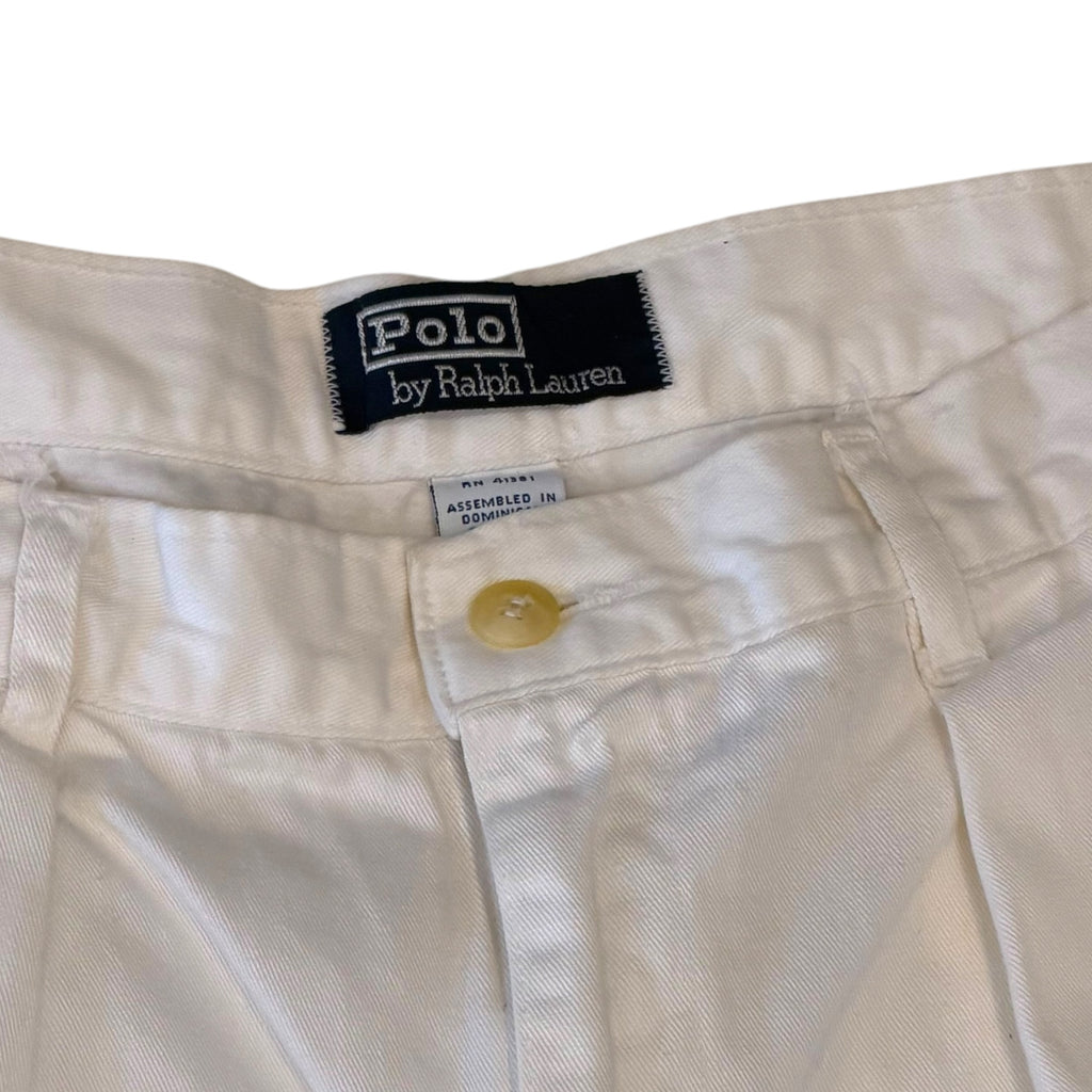 Polo Ralph Lauren - Vintage 90s White Short Shorts
