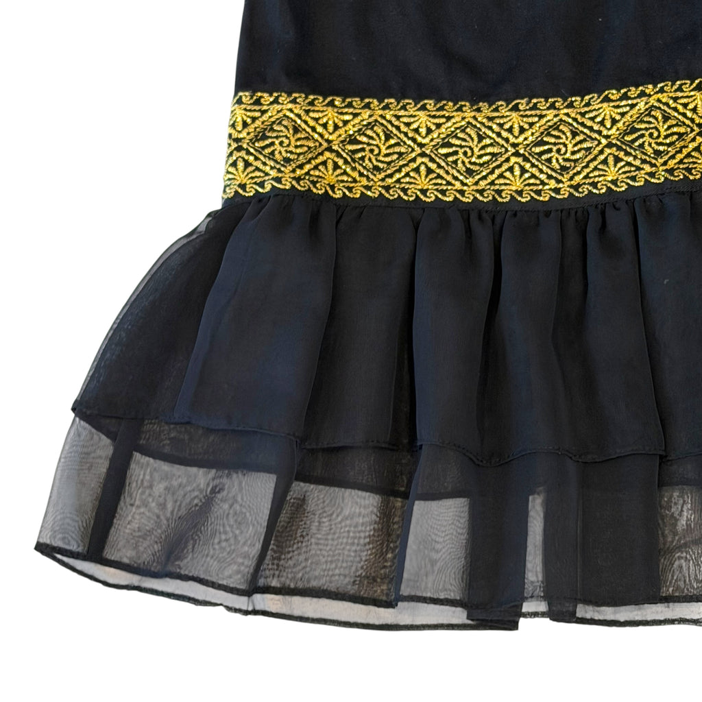Switch USA - Black Ruffle Vintage 90s Skirt