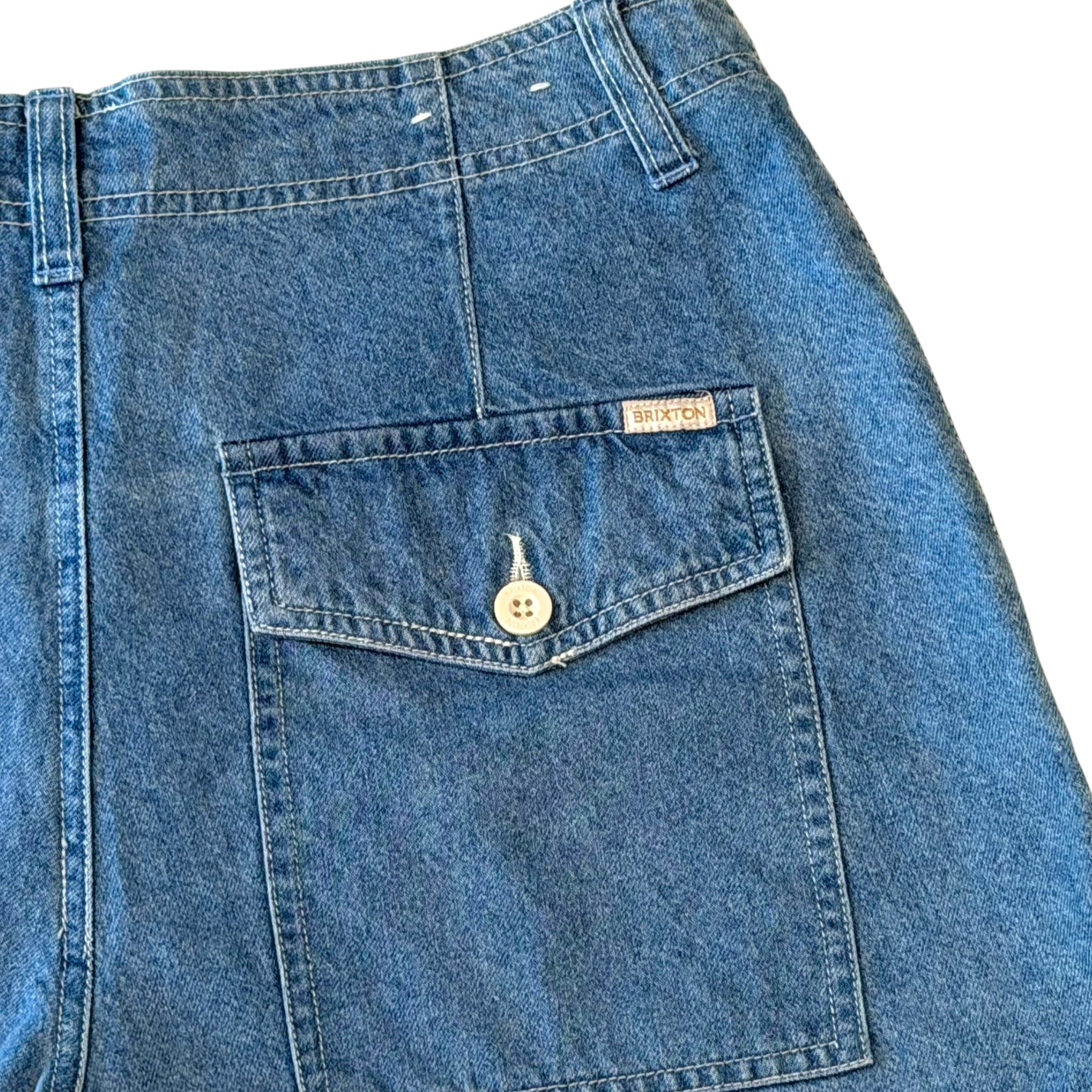 Brixton - Light Blue Women's Denim Shorts