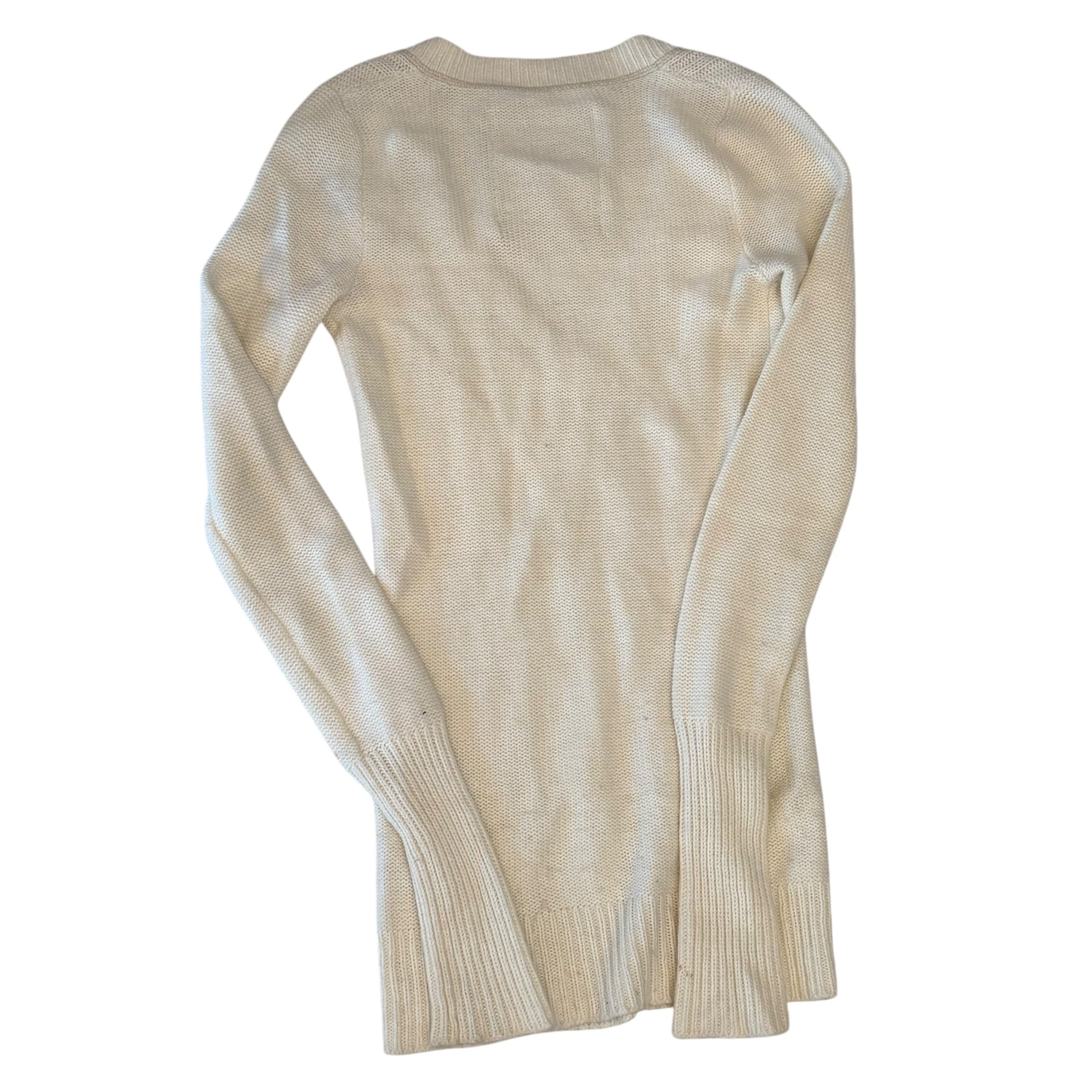 Hollister - Cable Knit Cream Long Sleeve Vintage Y2K Sweater Dress