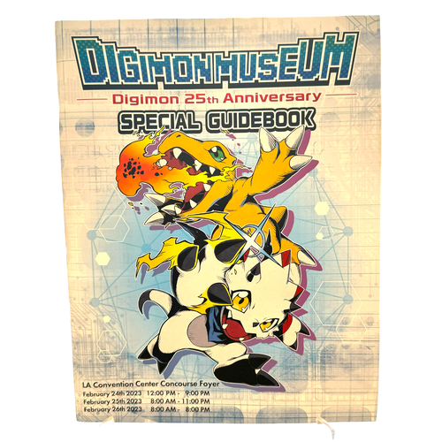 Digimon Museum - Digimon 25th Anniversary Special Kenji Autographed Guidebook