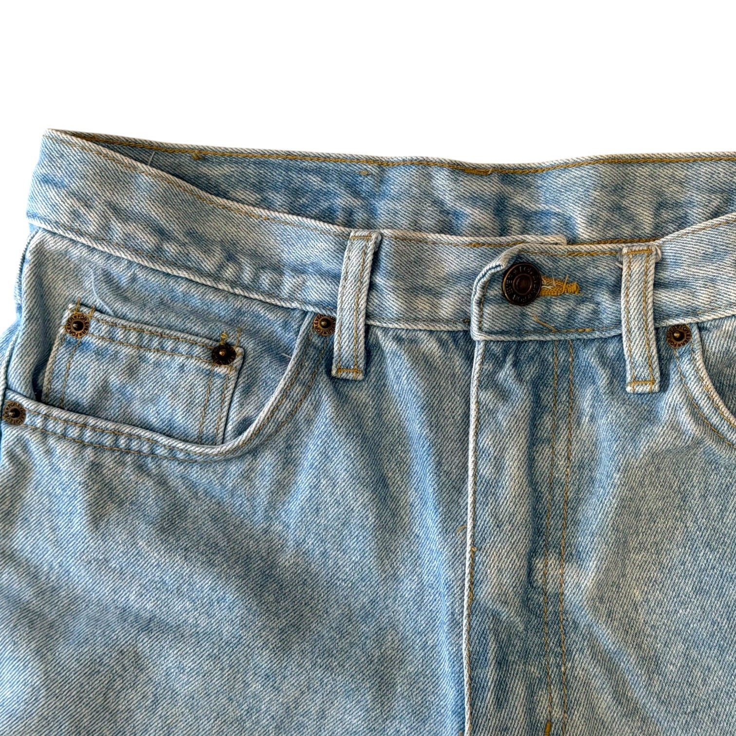 For Ever - Light Blue Denim Vintage 90s Shorts