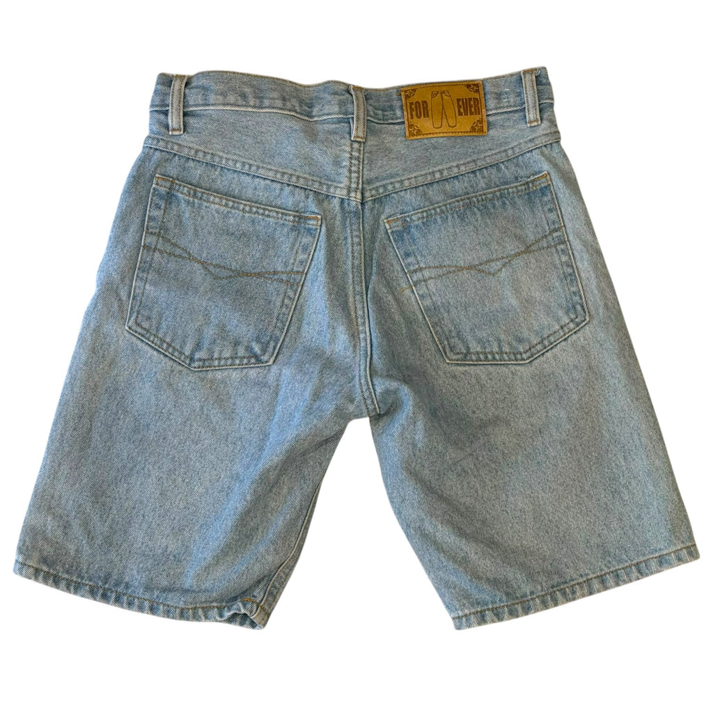 For Ever - Light Blue Denim Vintage 90s Shorts